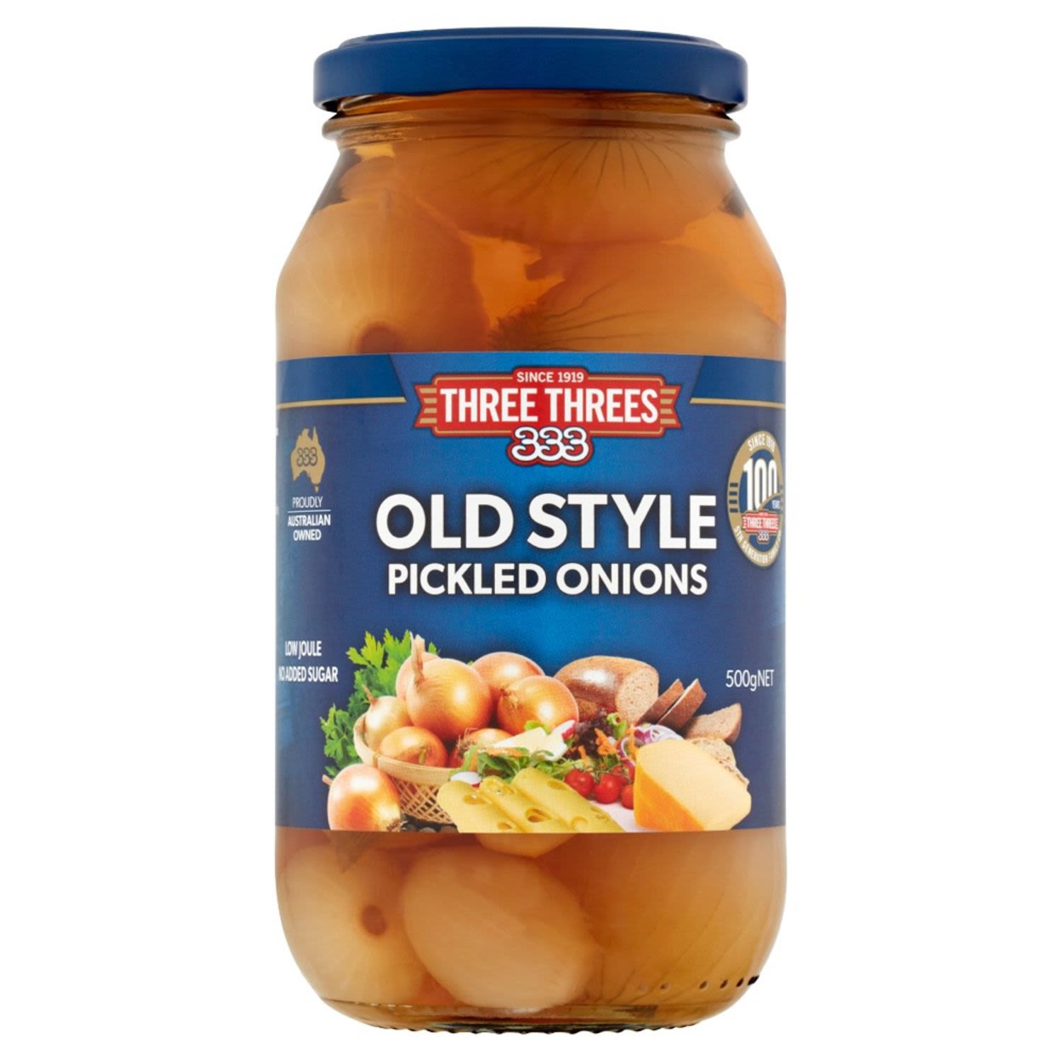 Three Threes Onions Pickled Old Style