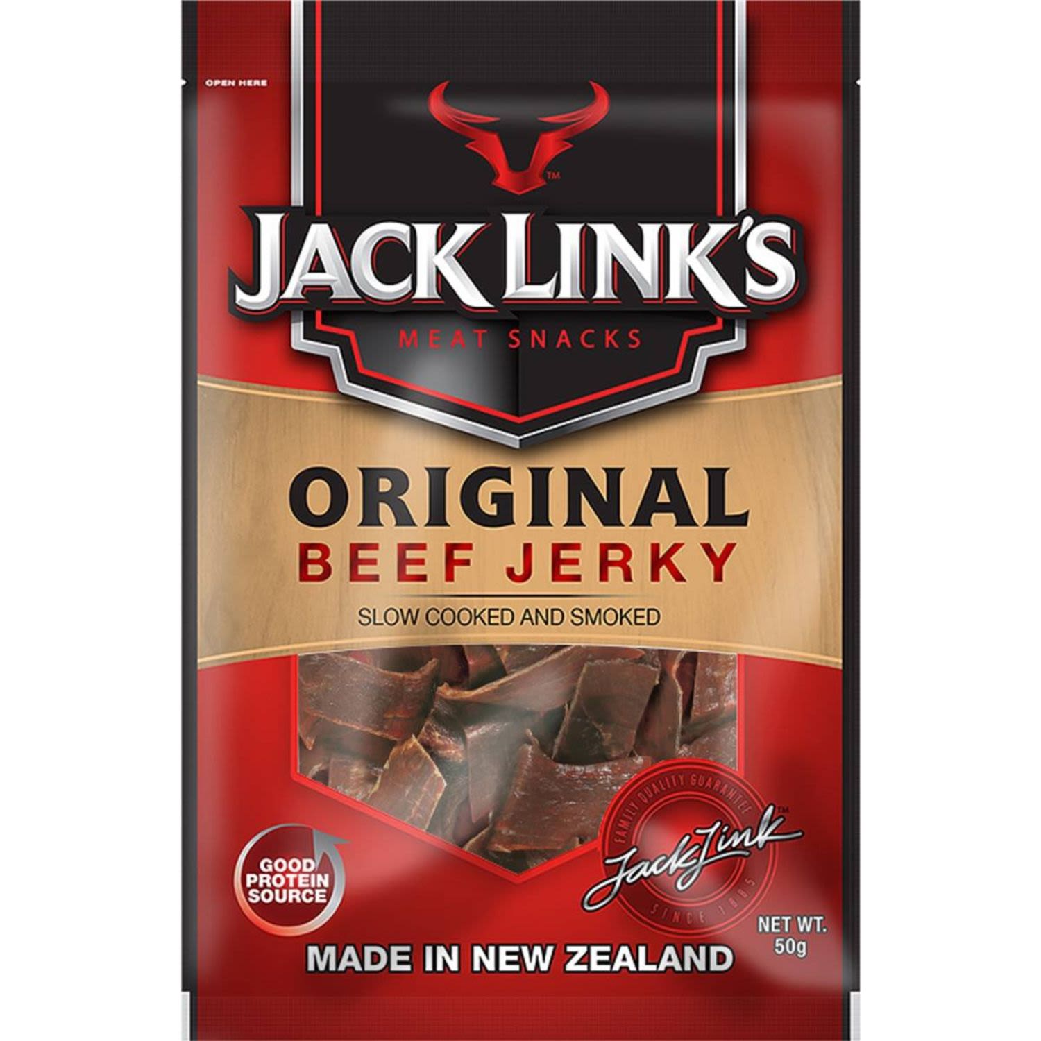 Jack Link's Original Beef Jerky, 50 Gram