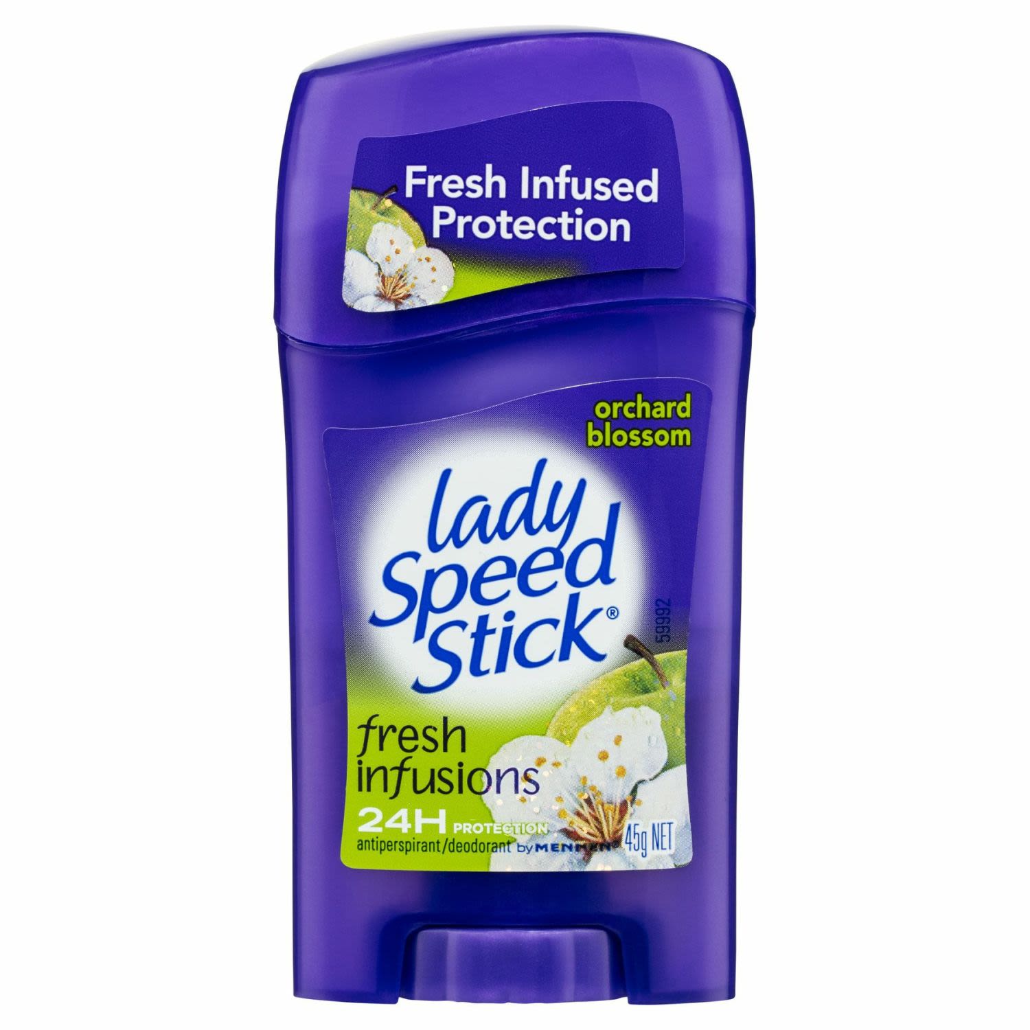 Mennen Lady Speed Stick Women's Antiperspirant Deodorant Orchard Blossom 24 Hour Protection, 45 Gram