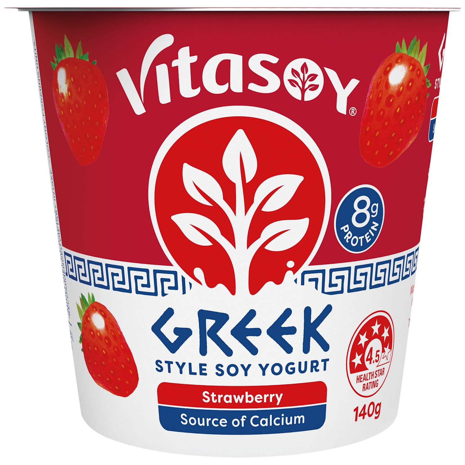 Vitasoy Greek Soy Yogurt Strawberry
