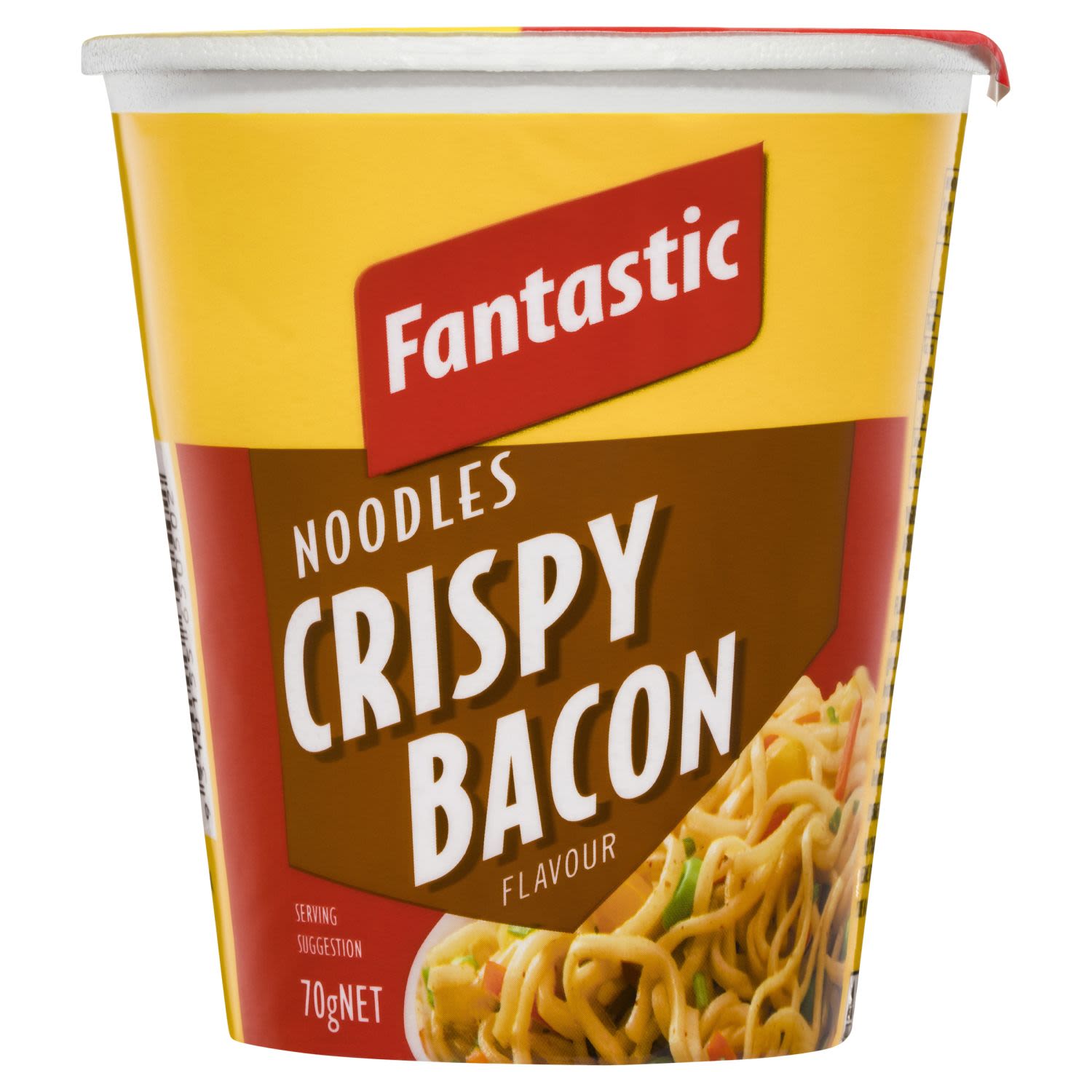 Fantastic Cup Noodles Crispy Bacon, 70 Gram