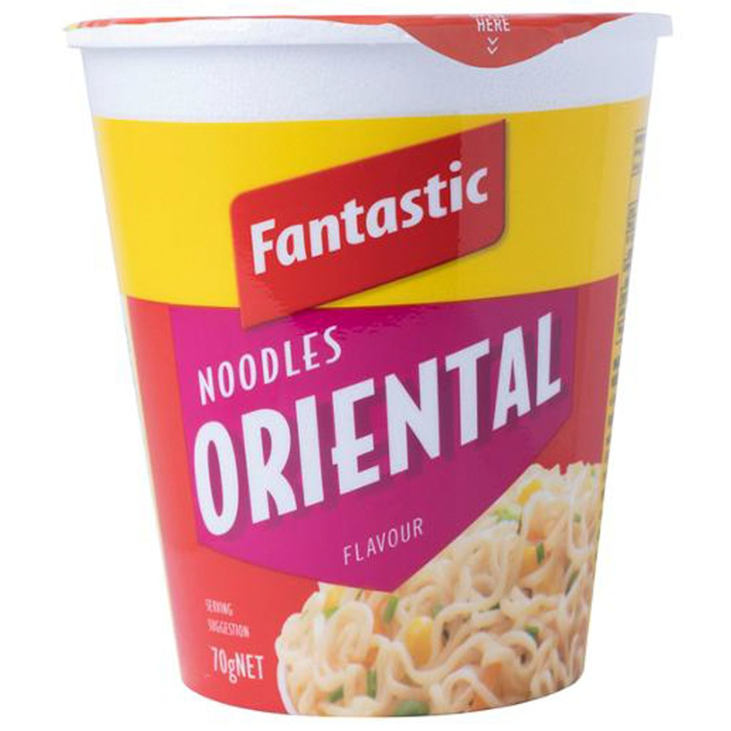 Fantastic Cup Noodle Oriental , 70 Gram