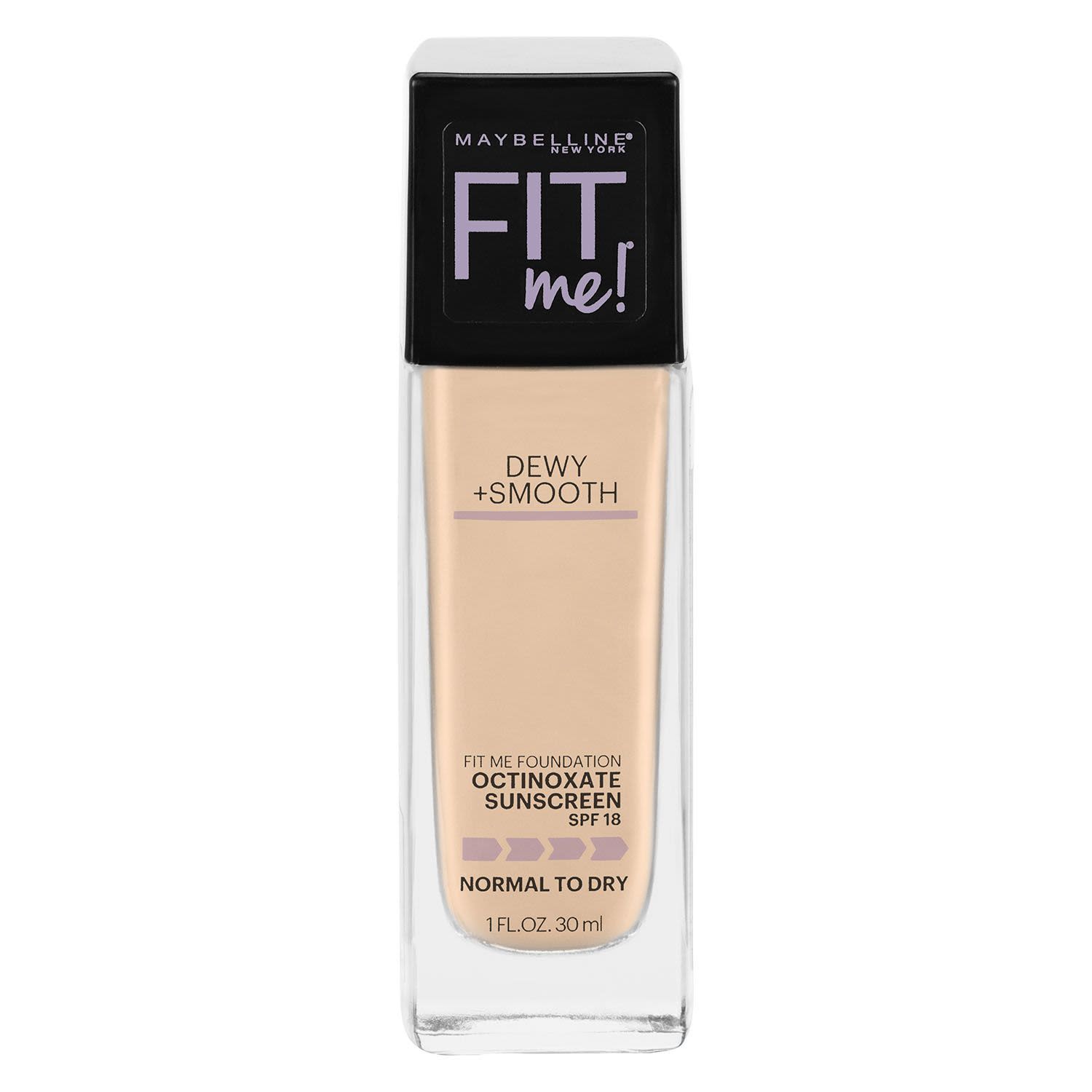 Maybelline Fit Me Dewy & Smooth Luminous Liquid Foundation Classic Ivory 120, 30 Millilitre