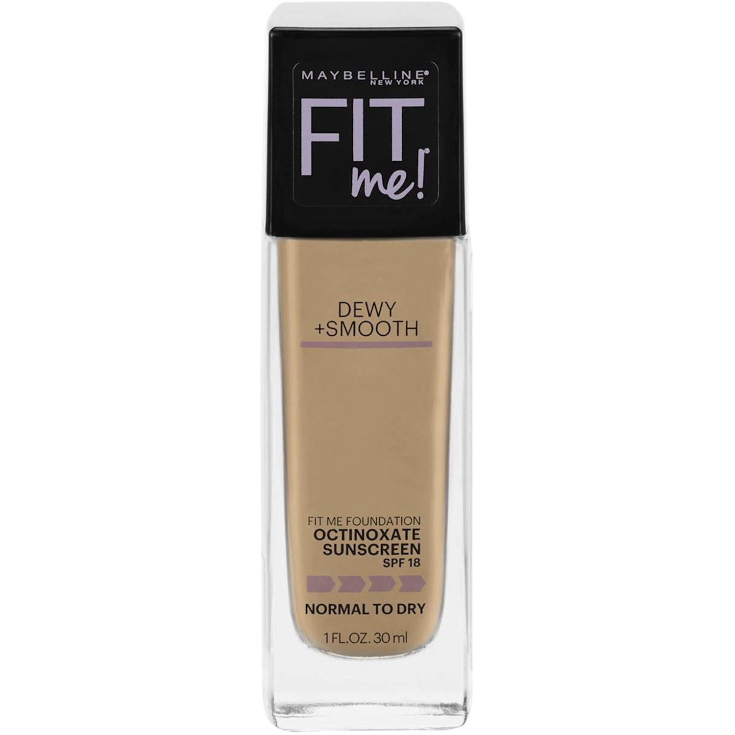 Maybelline Fit Me Dewy & Smooth Liquid Foundation - Sun Beige, 30 Millilitre