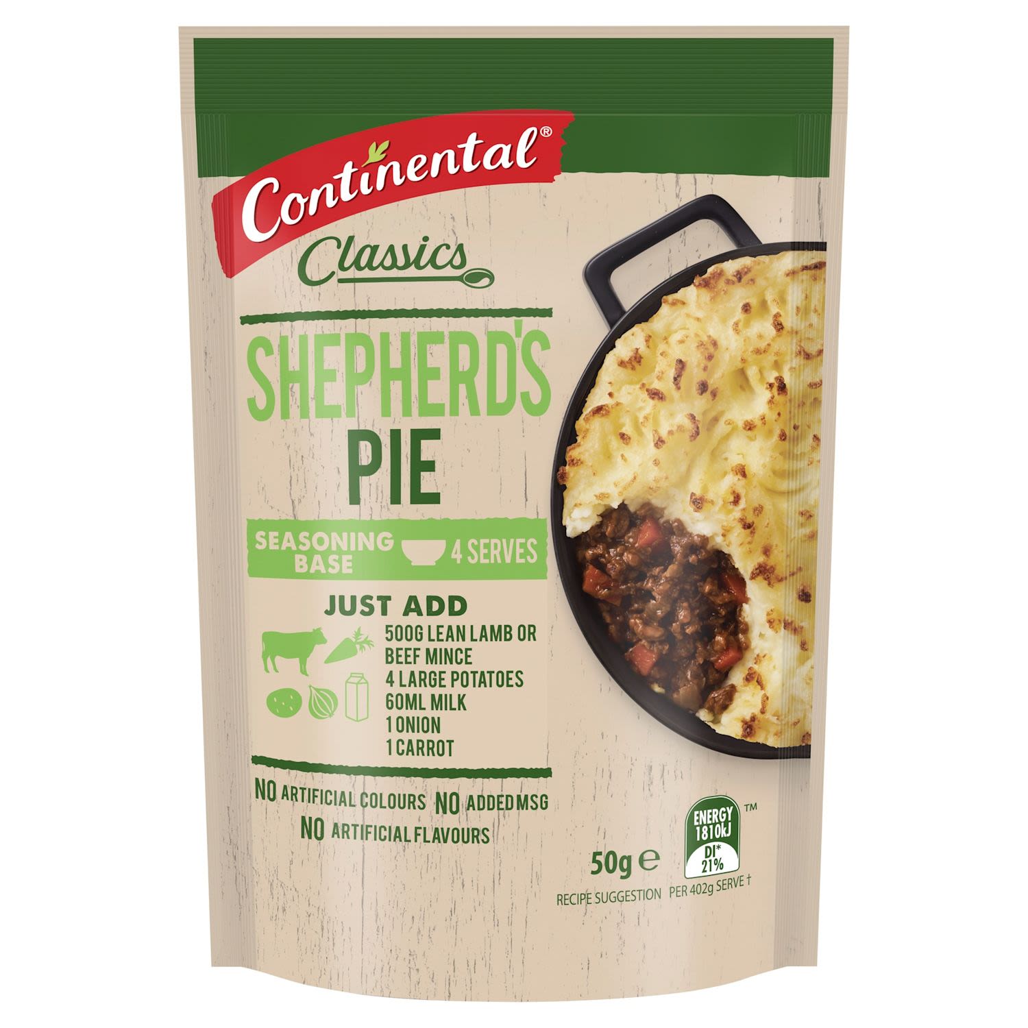 Continental Recipe Base Sheperd's Pie