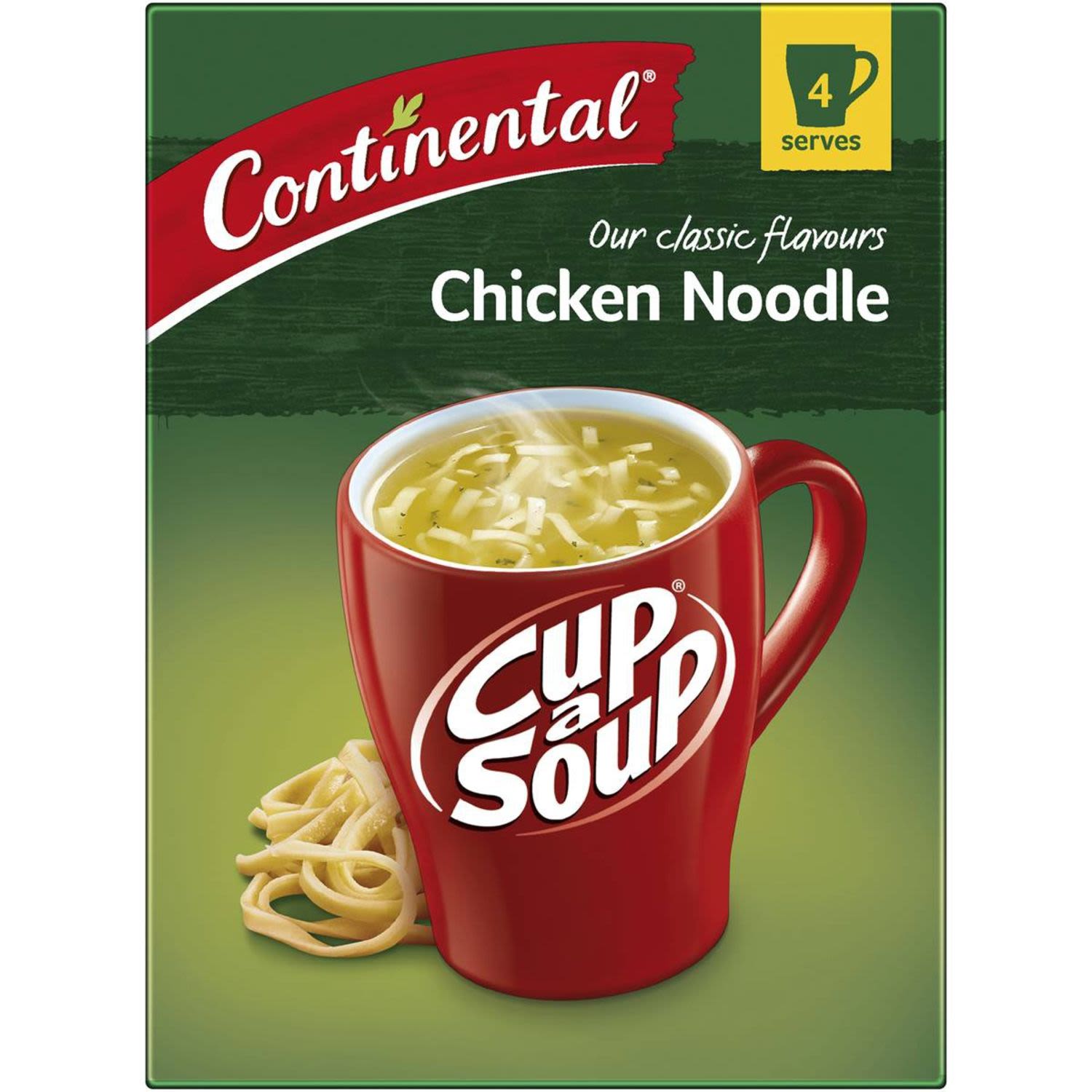 Continental Cup A Soup Classic Chicken Noodle, 4 Each
