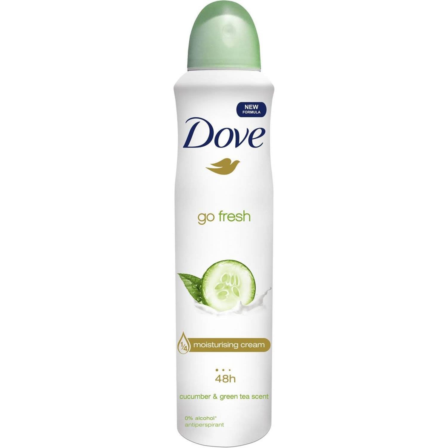 Dove Women Antiperspirant Go Fresh Cucumber & Green Tea, 250 Millilitre