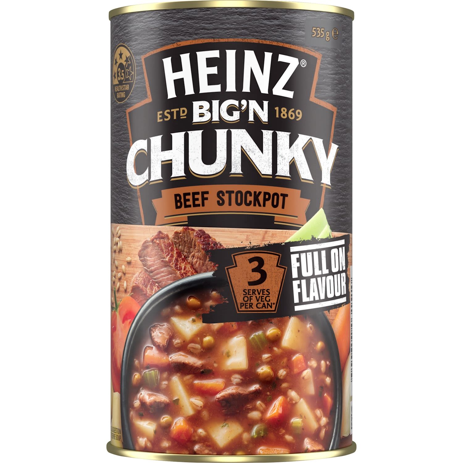 Heinz Canned Soup Chunky Beef Stockpot