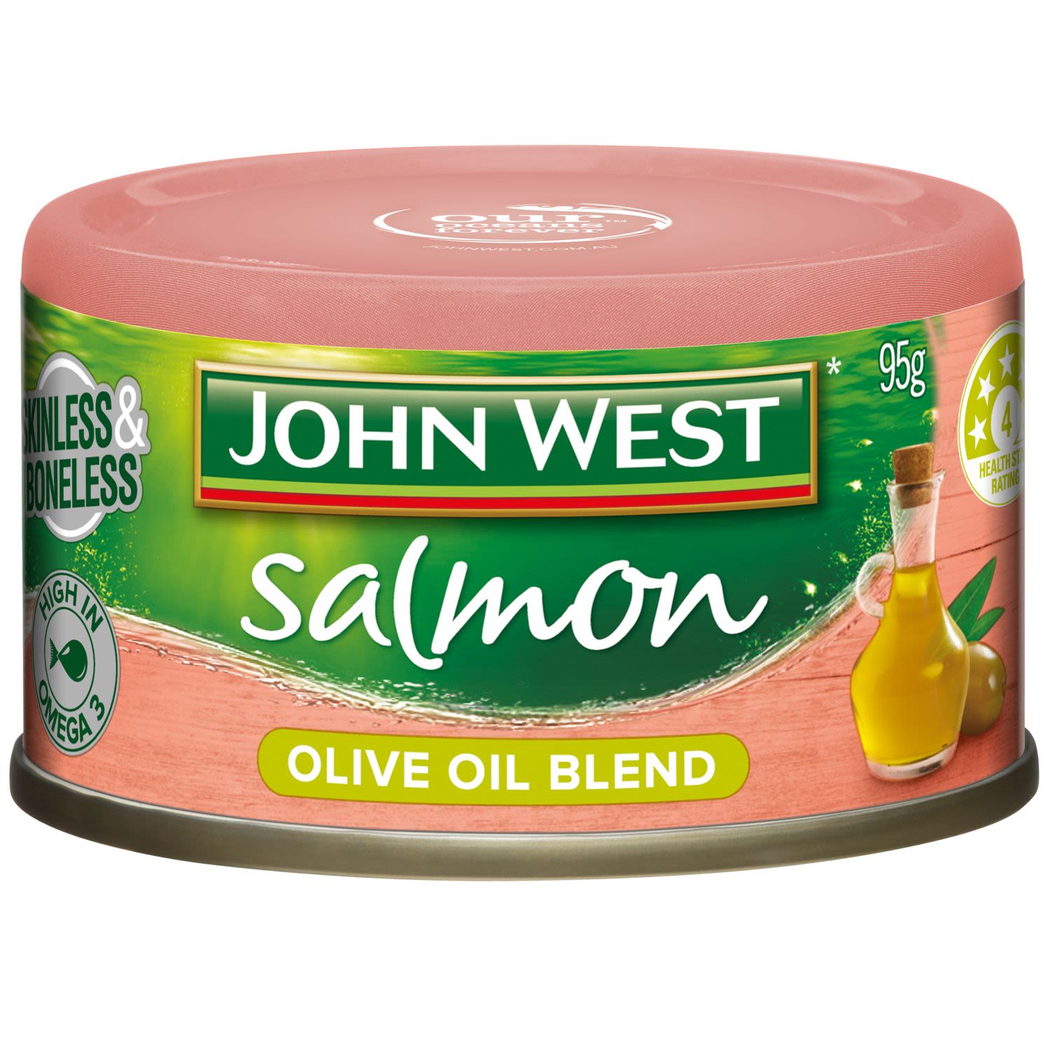 John West Salmon Tempter Olive Oil Blend, 95 Gram