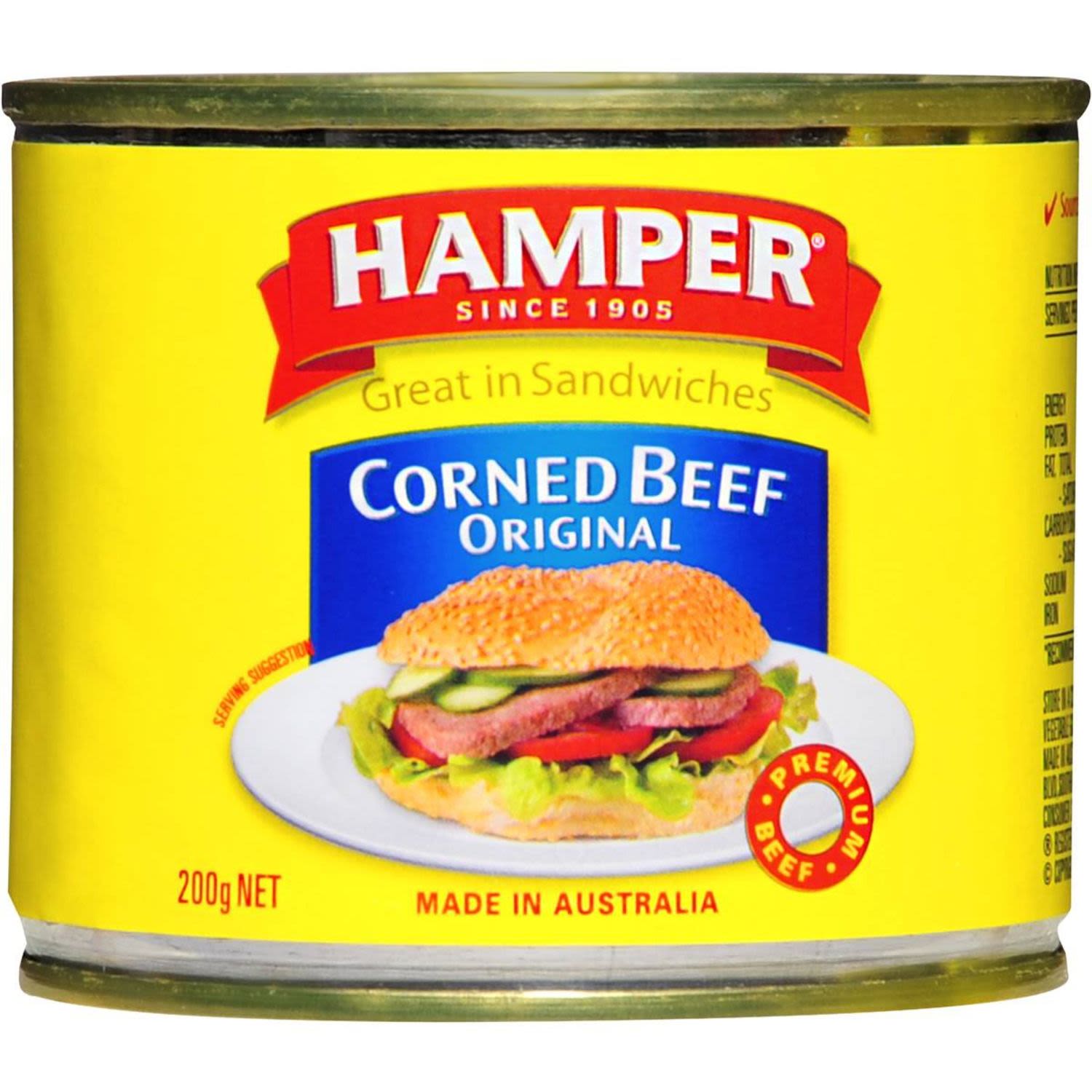 Hamper Corned Beef Original, 200 Gram