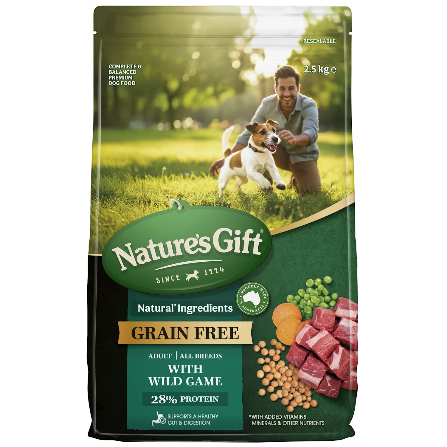 Nature's Gift Grainfree With Wild Game