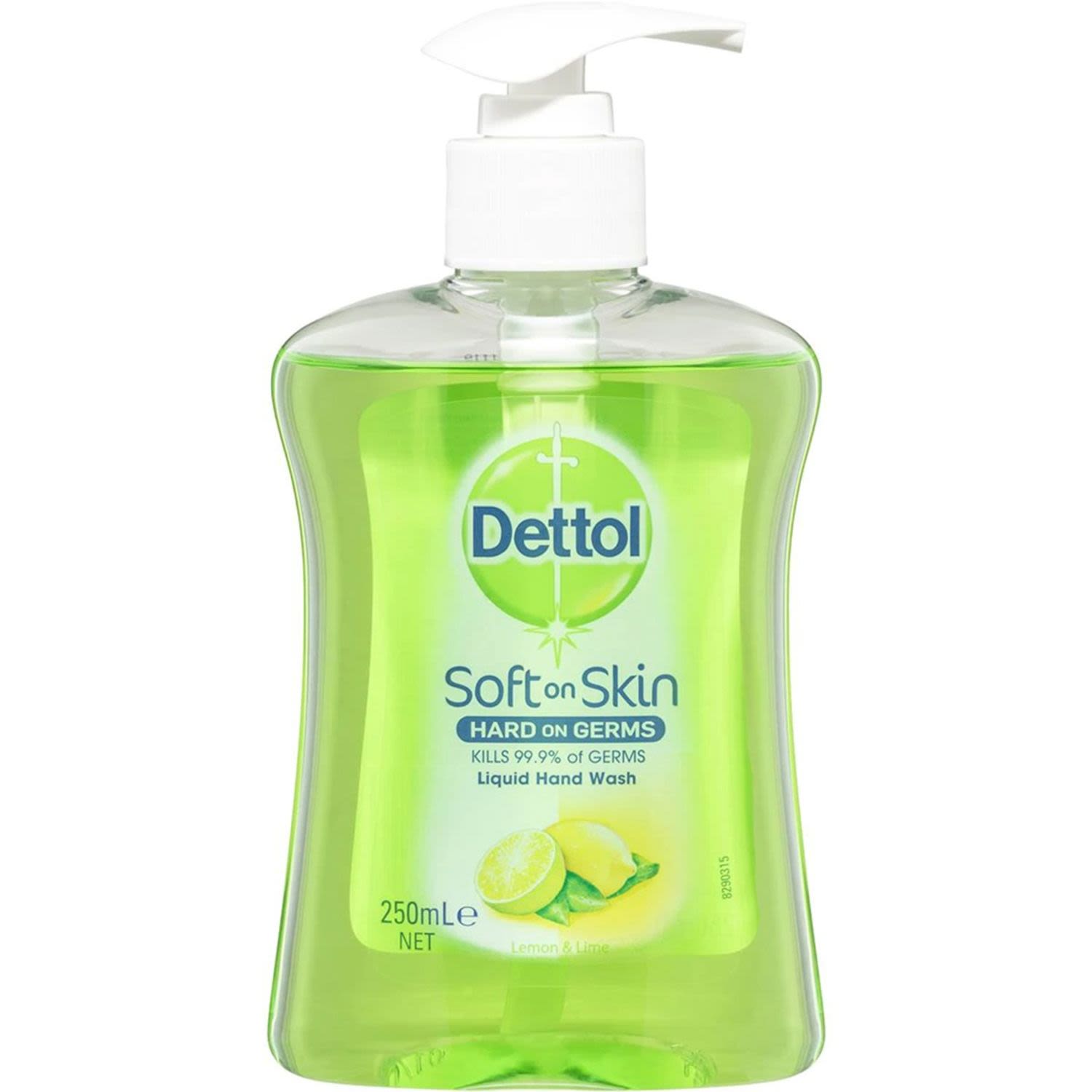 Dettol Antibacterial Liquid Hand Wash Pump Refresh, 250 Millilitre