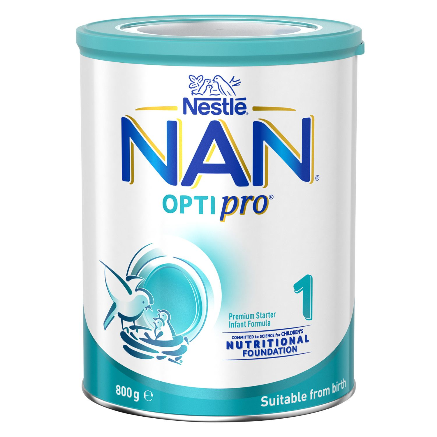 Nestlé Nan Optipro 1 Starter 0-6 Months Baby Formula Powder, 800 Gram