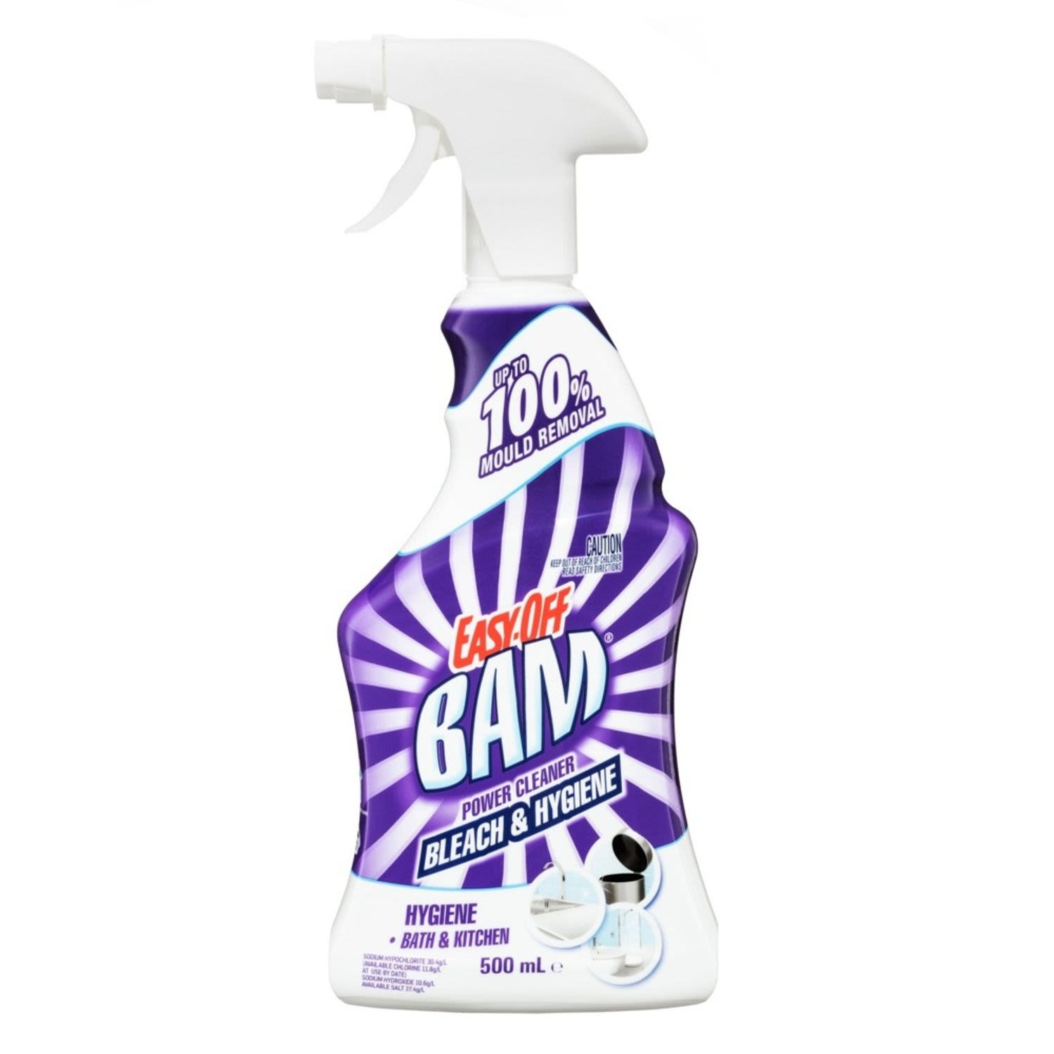 Easy-Off Bam Bathroom Cleaner With Bleach, 500 Millilitre