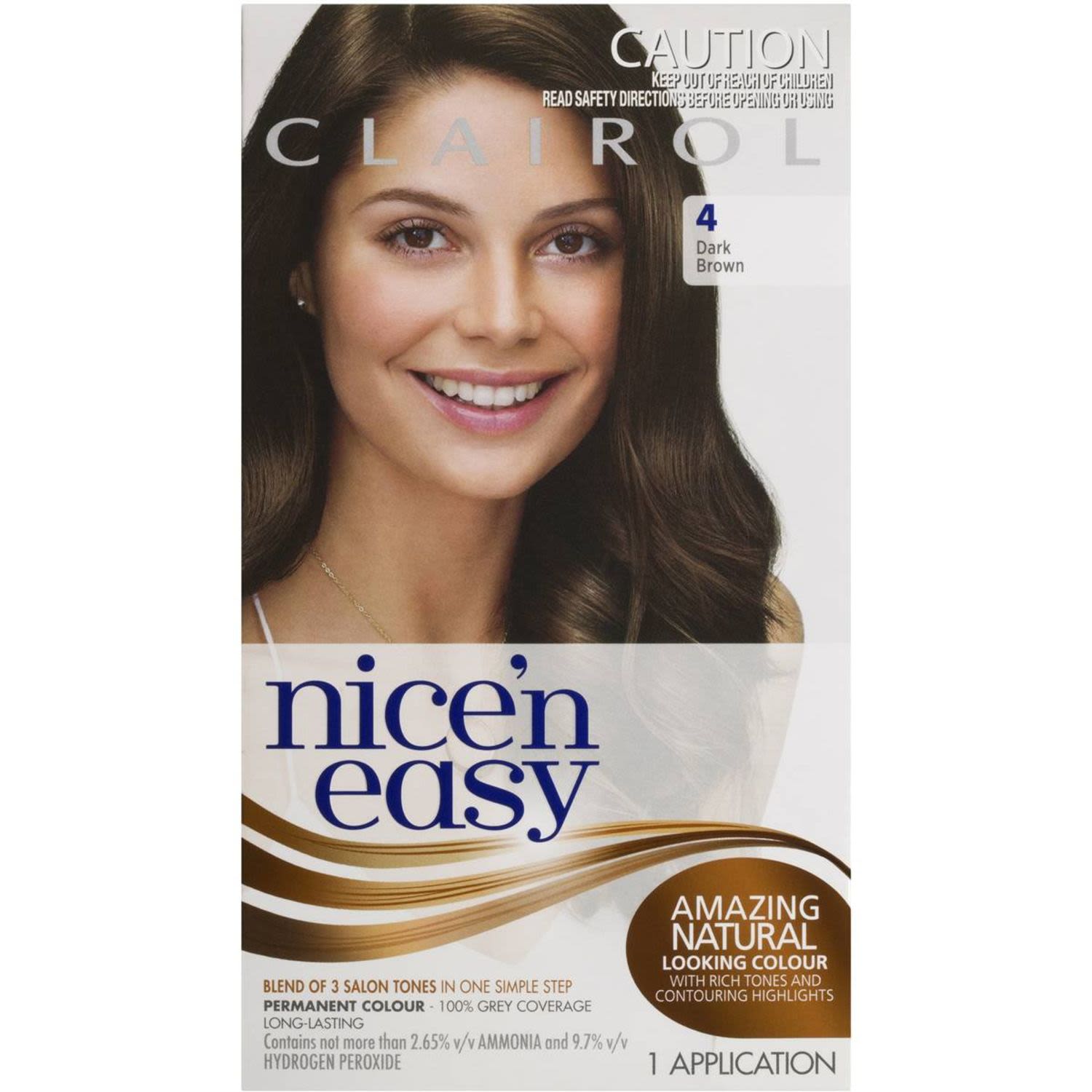 Clairol Nice N Easy Natural Dark Brown 4, 1 Each