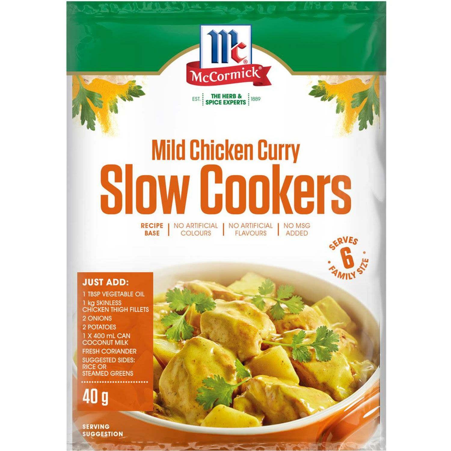 McCormick Mild Chicken Curry Slow Cooker