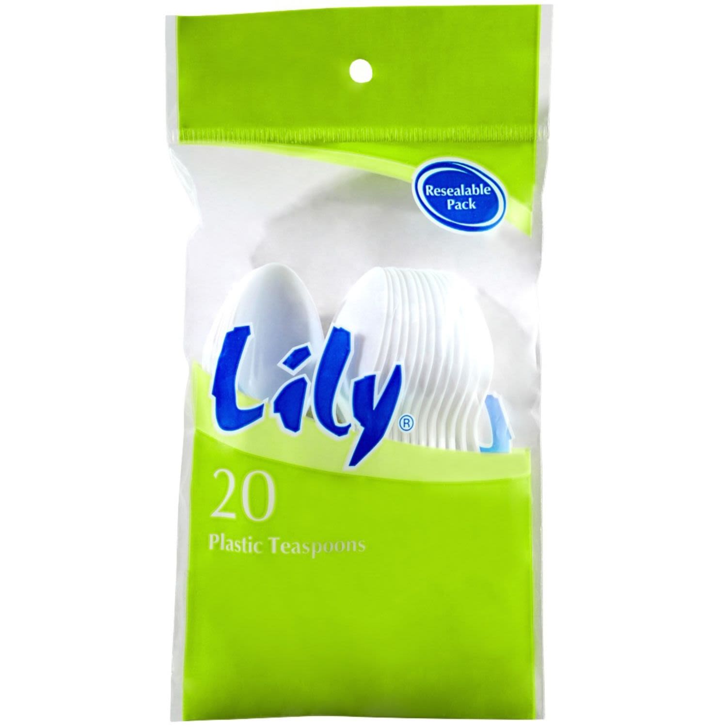 Lily's Plastic Desert Spoon, 20 Each