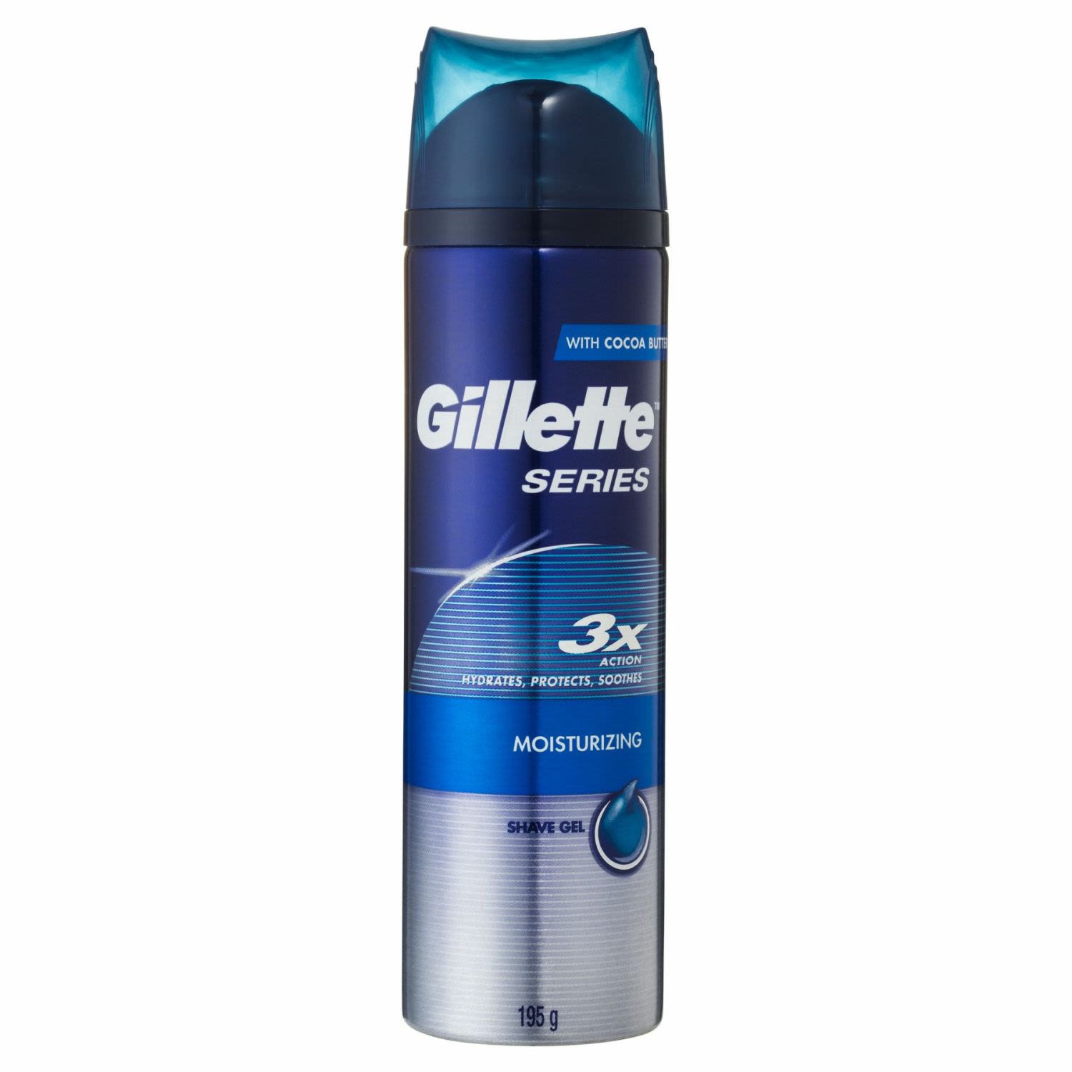Gillette Series Moisturising Shaving Gel, 195 Gram