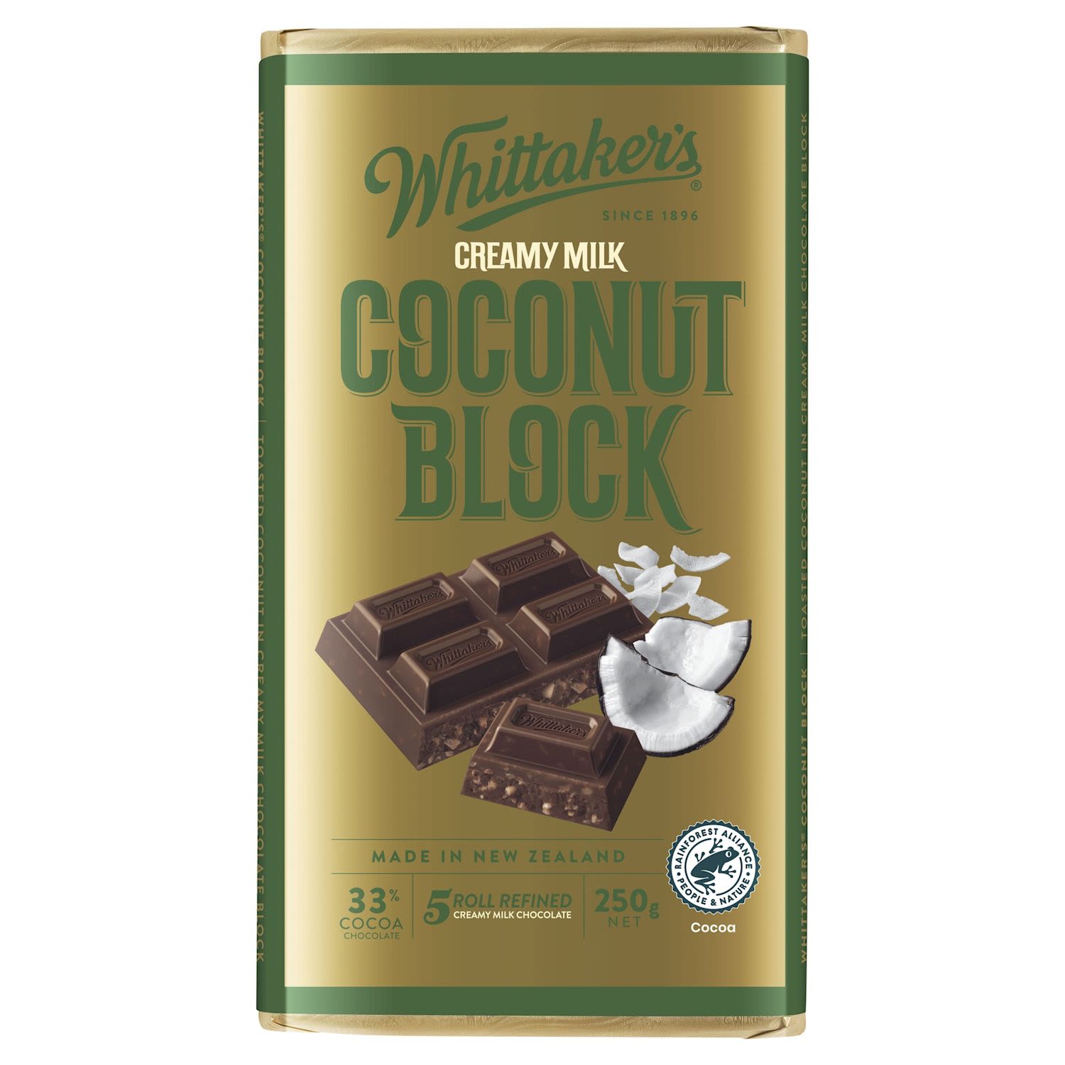 Whittaker's Block Coconut 33% Cocoa