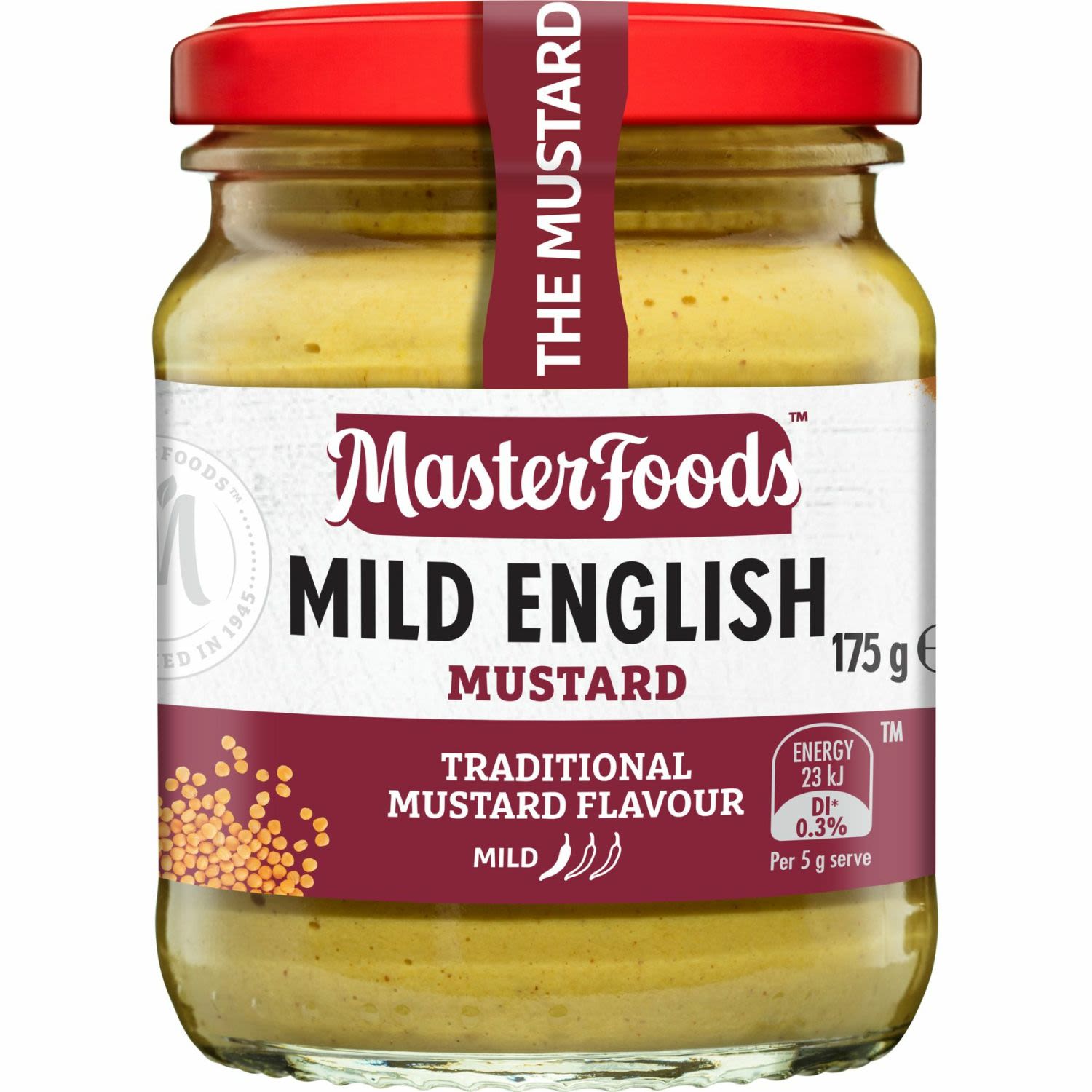 MasterFoods™ Mild English Mustard, 175 Gram