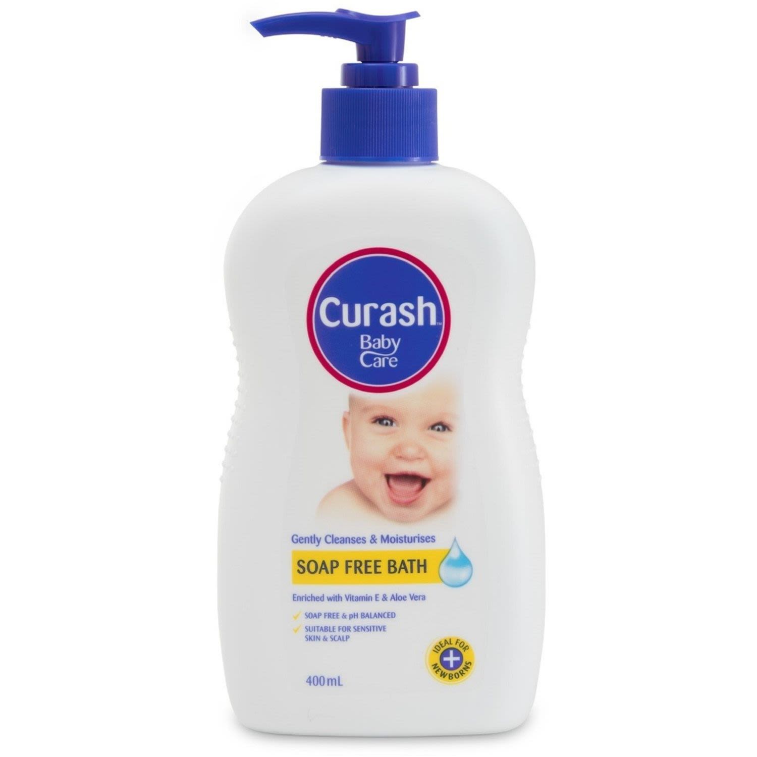 Curash Moisturisng Soap Free Baby Bath, 400 Millilitre