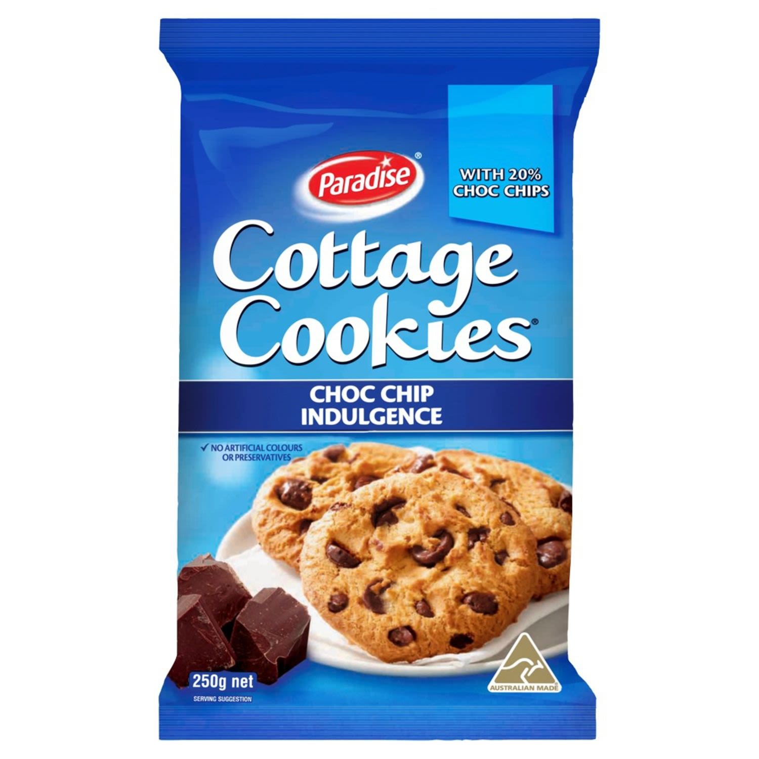 Paradise Cottage Cookies Choc Chip Indulgence