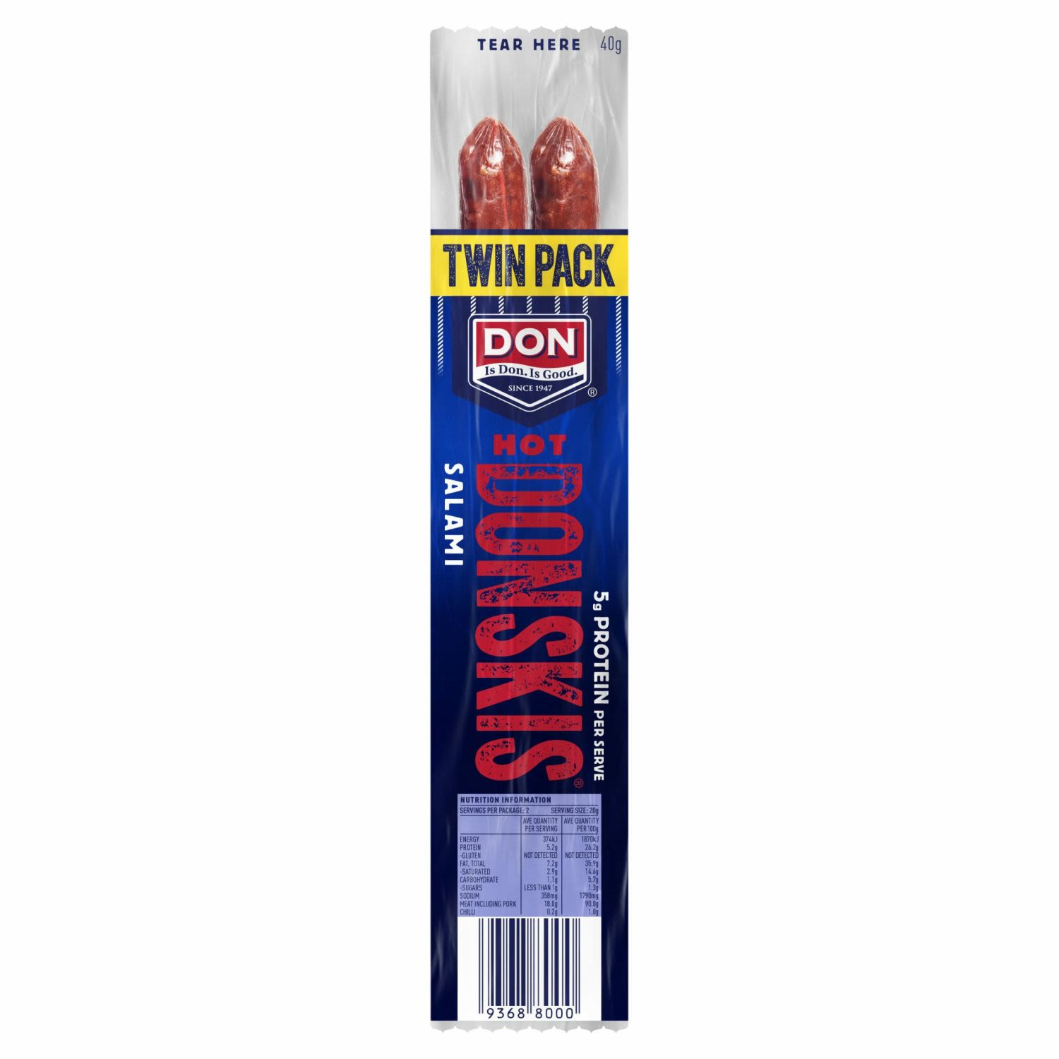 Don Hot Salami Twin Pack