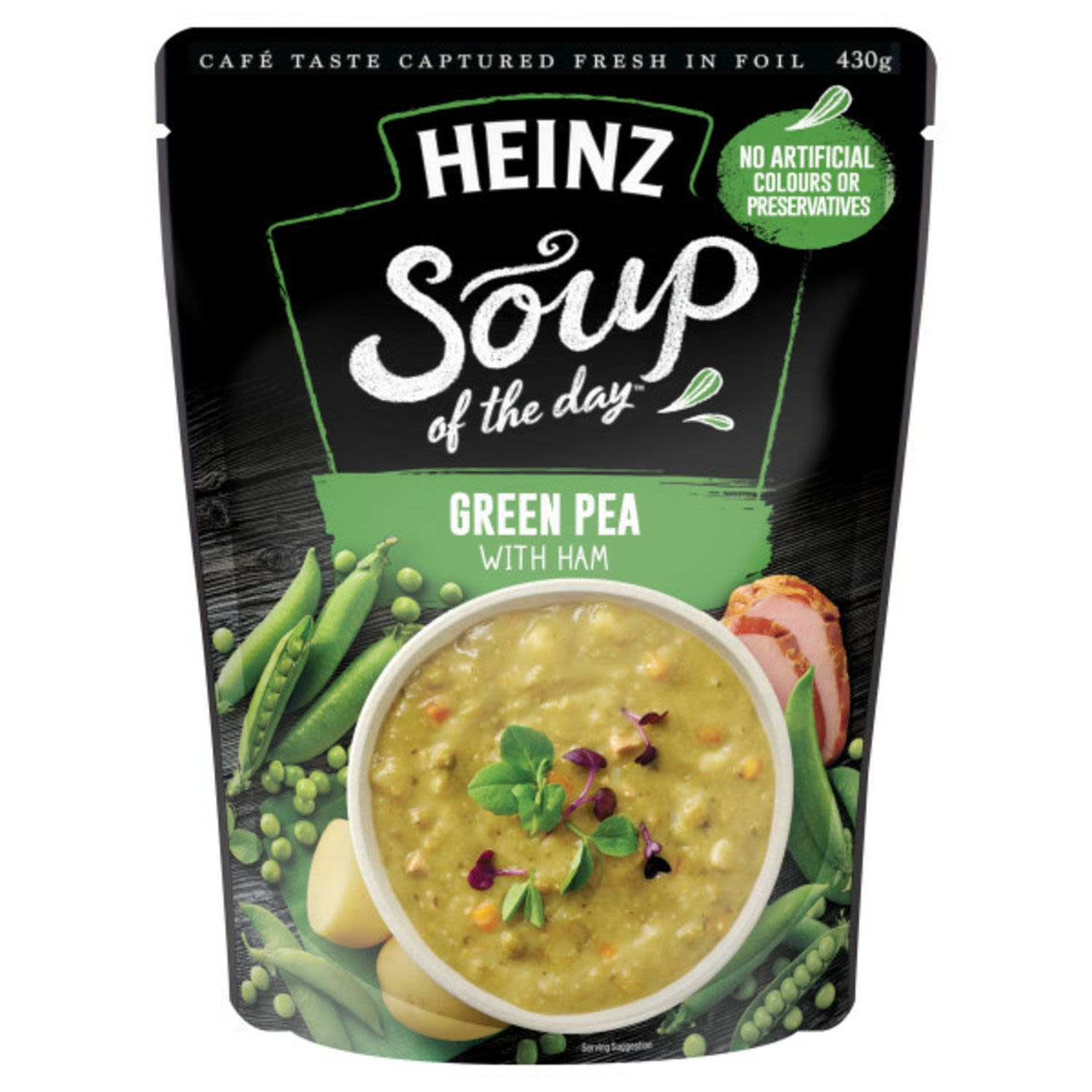 Heinz Soup Of The Day Pouch Pea And Ham, 430 Gram
