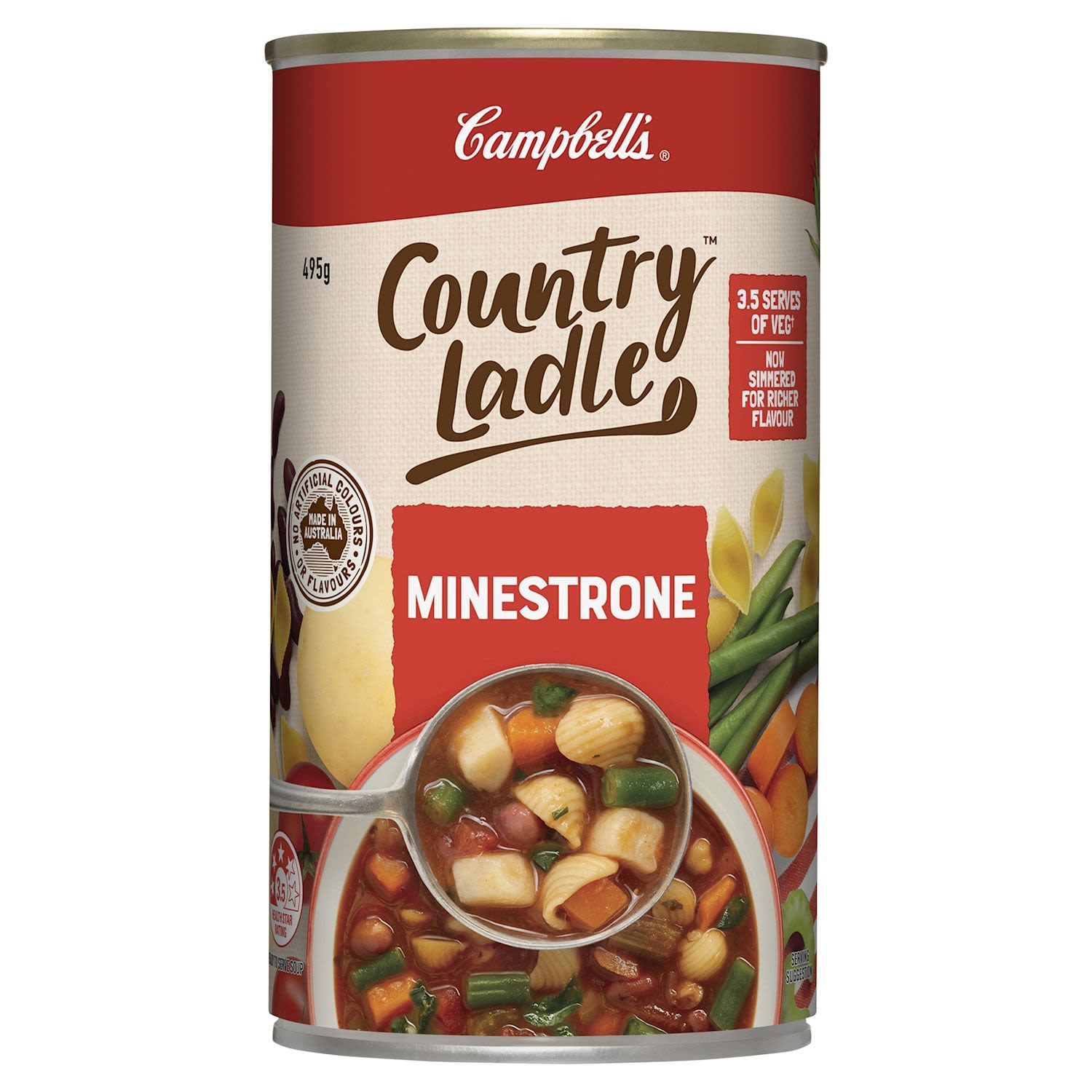 Campbell's Country Ladle Soup Minestrone