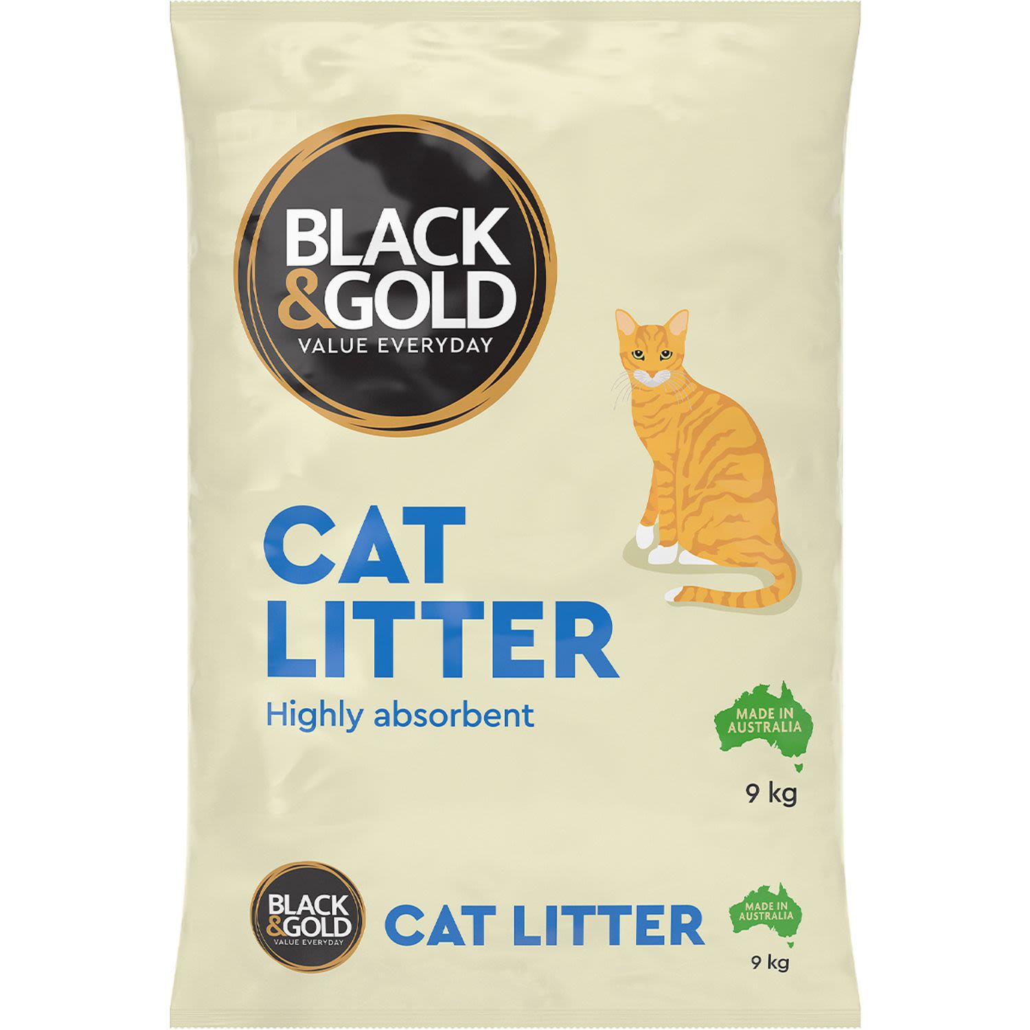 Black & Gold Cat Litter , 9 Kilogram