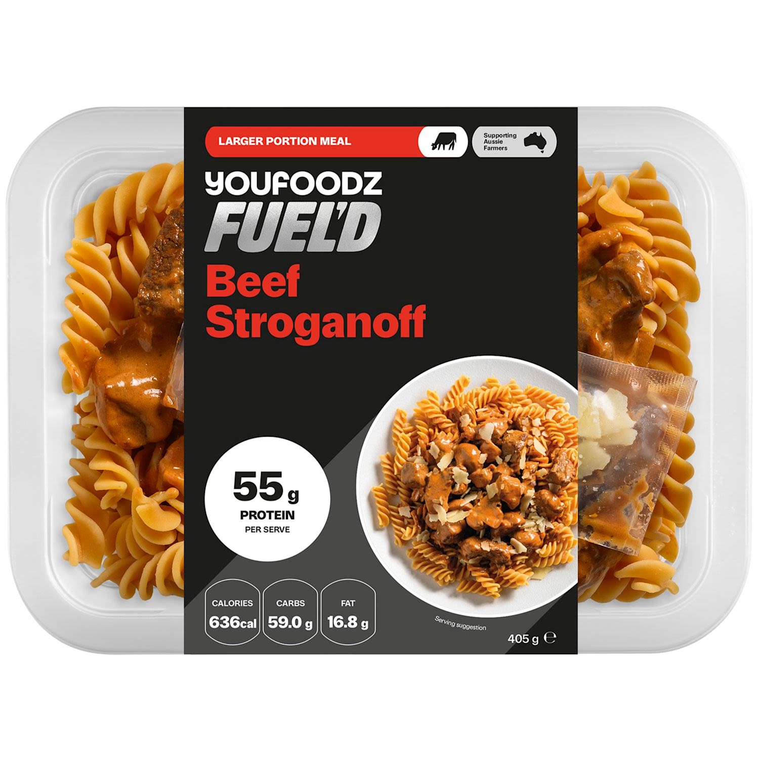 Youfoodz Fuel'D Beef Stroganoff 