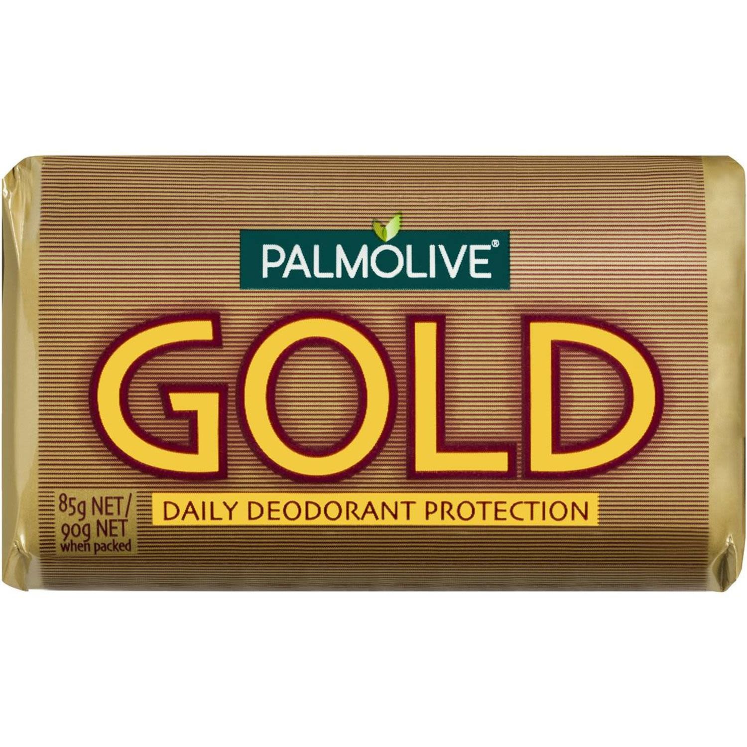 Palmolive Gold Bar Soap Daily Deodorant Protection, 4 Each