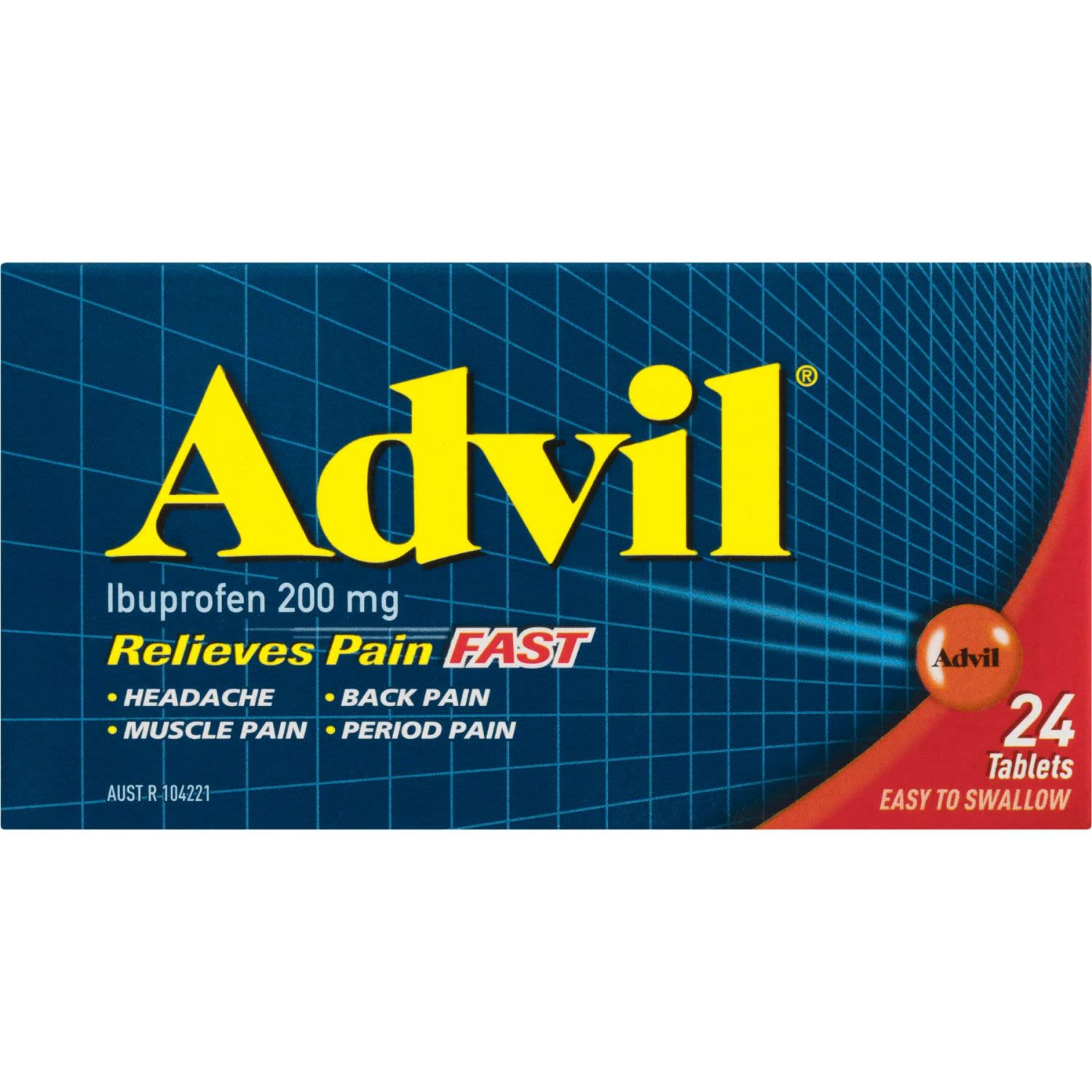 Advil Tablets, 24 Each