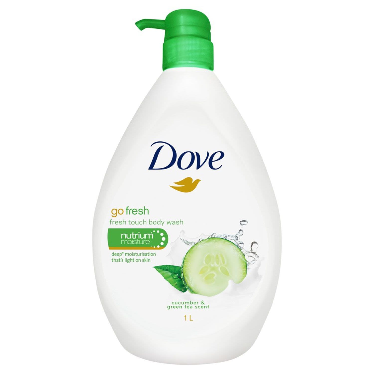 Dove Go Fresh Body Wash Fresh Touch, 1 Litre