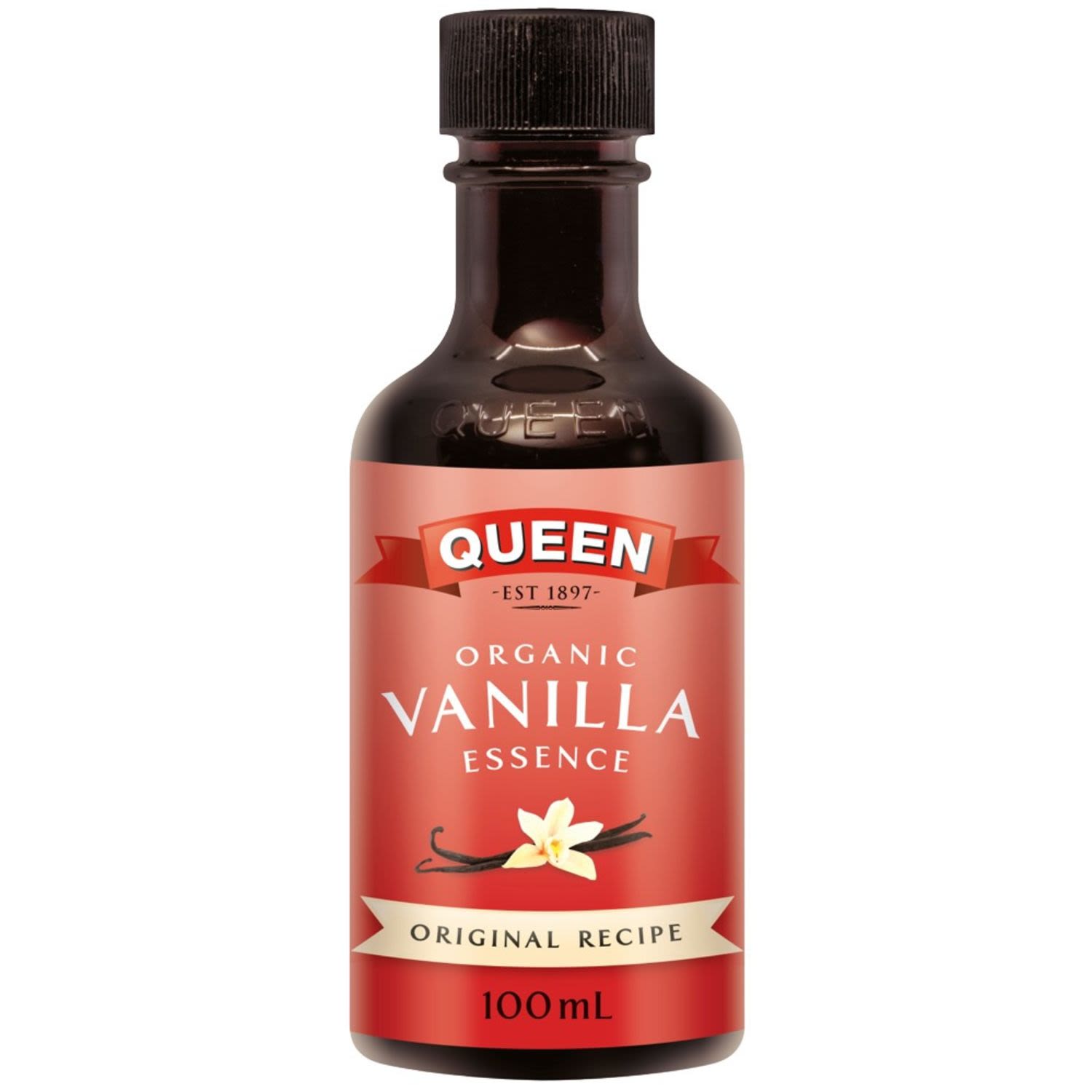 Queen Organic Vanilla Essence, 100 Millilitre