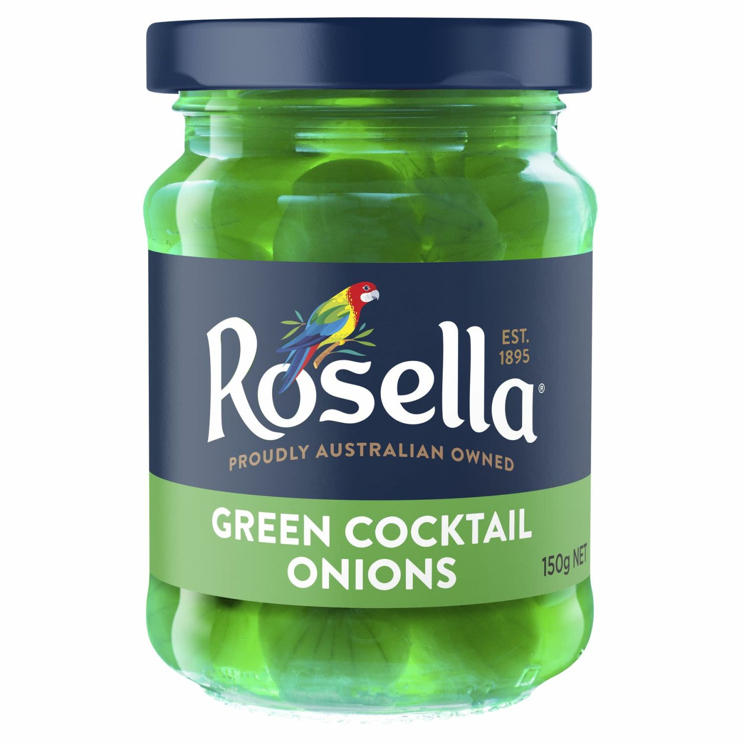 Rosella Aristocrat Onions Cocktail Green, 150 Gram