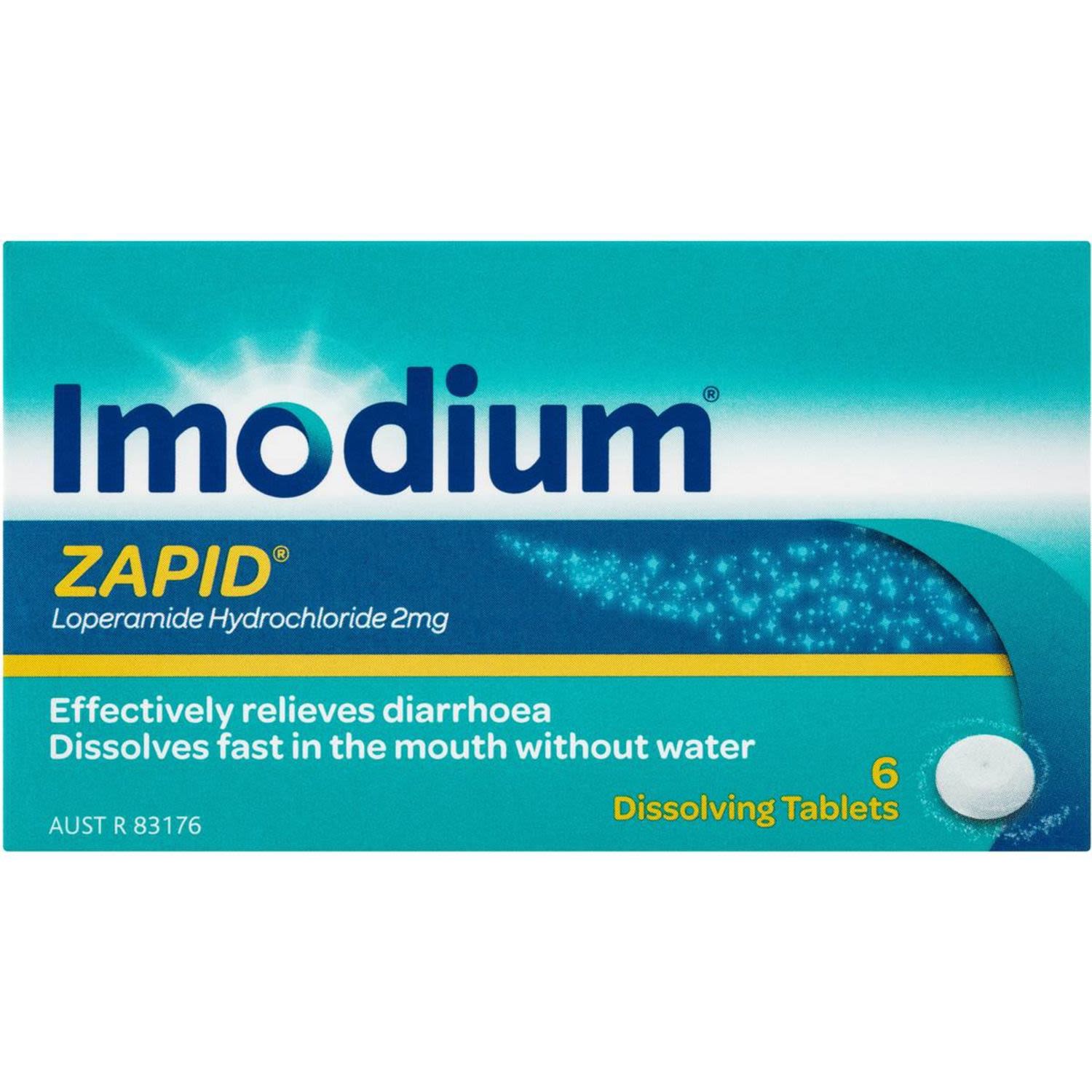 Imodium Zapid Diarrhoea Treatment, 6 Each
