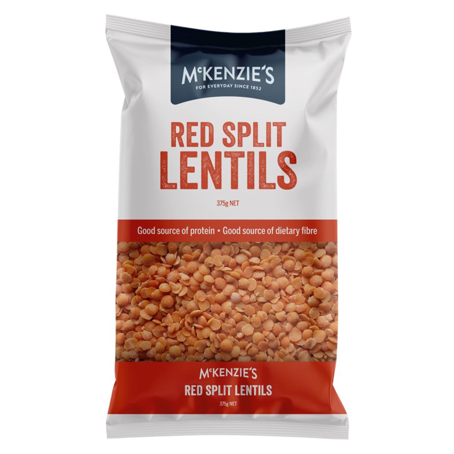 McKenzie's Lentils Red, 375 Gram