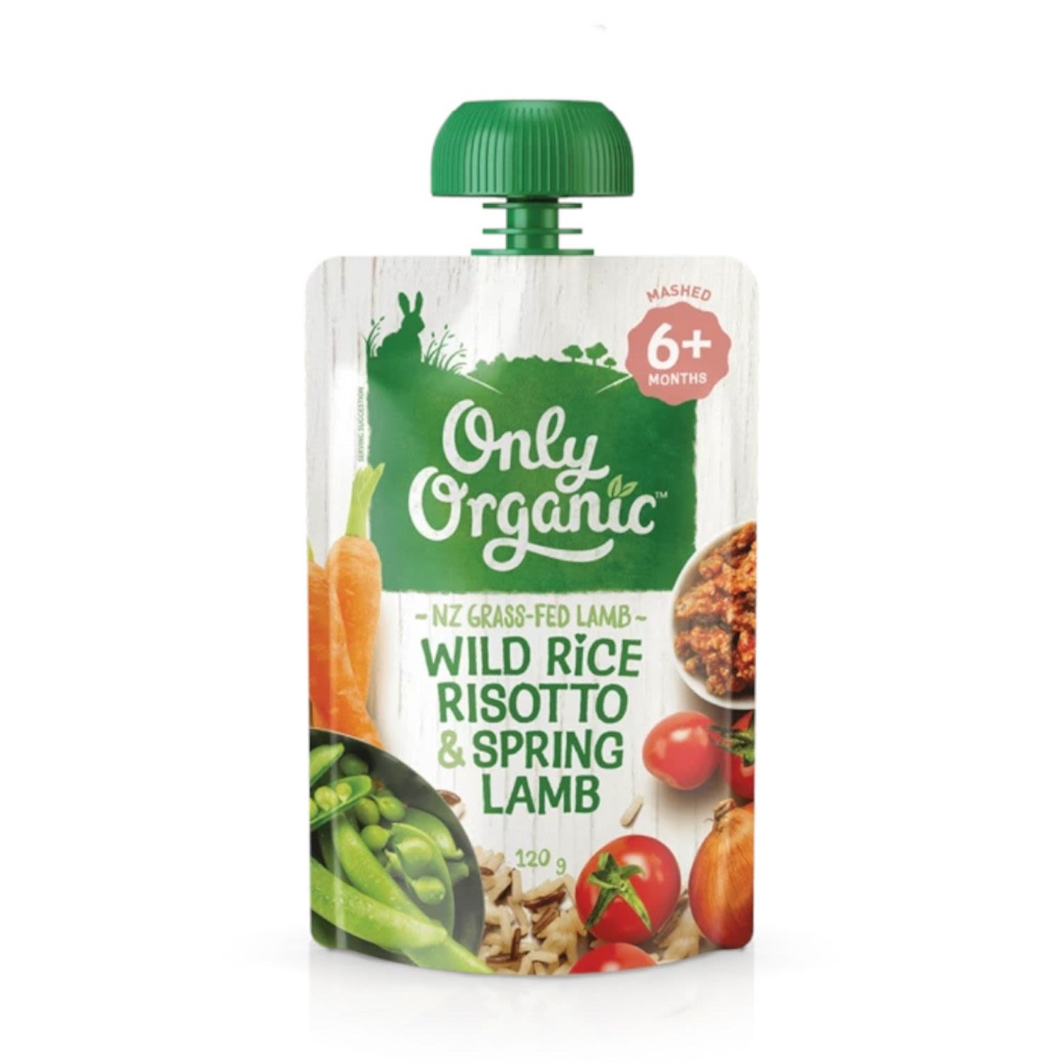 Only Organic Wild Rice Risotto With Spring Lamb