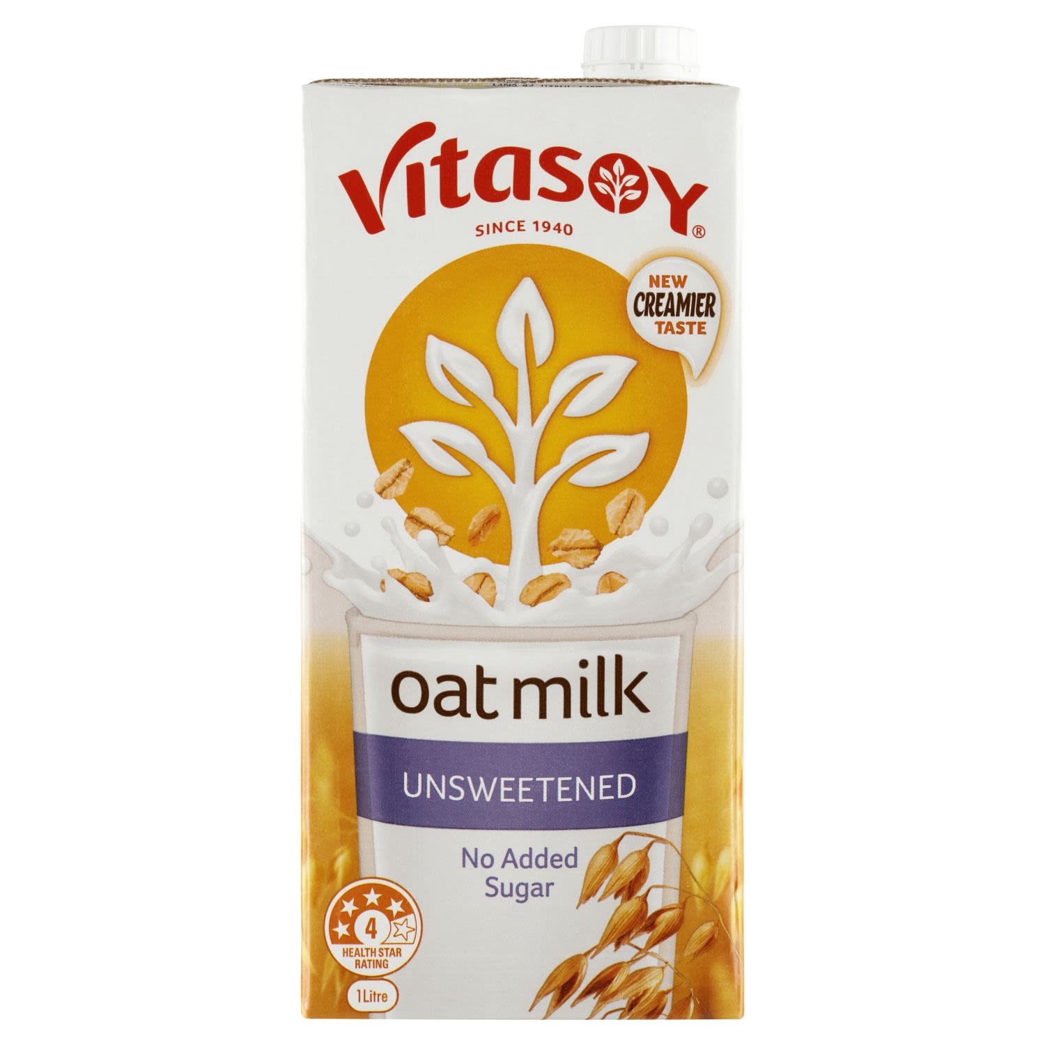 Vitasoy Unsweetened Oat Milk, 1 Litre