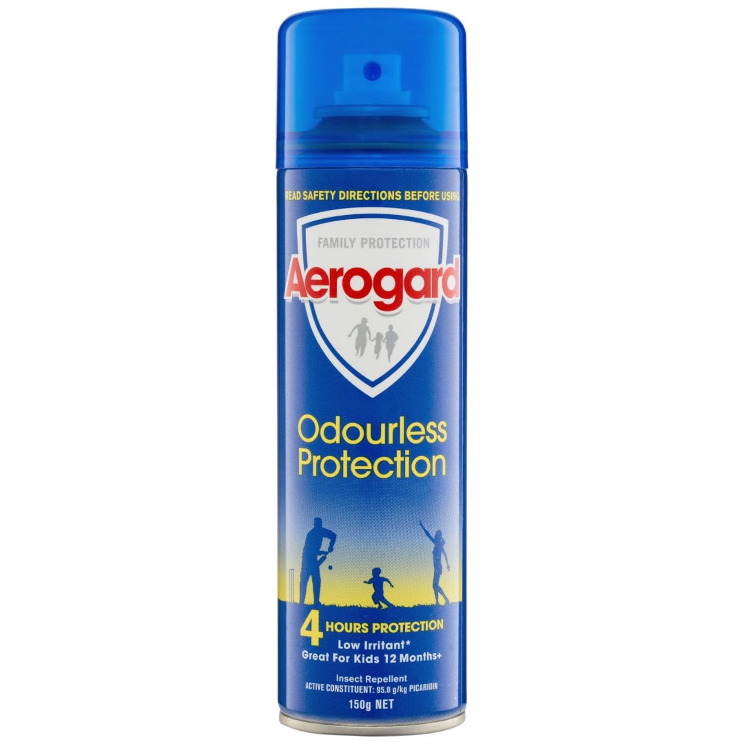 <p>Aerogard Insect Repellent Aerosol Spray providing odourless protection against mosquitoes and other insects.</p><p>- Repels mosquitoes, flies, sandflies and other annoying and biting insects for up to 4 hours.<br />- Protects you and your family against disease-carrying insects.<br />- Odourless.<br />- Low irritant on skin.<br />- Non-greasy formula.<br />- Suitable for children 12 months & over.<br />- Additional repellency can be gained by lightly spraying clothing.</p><br /> <br /> <br /><br />Country of Origin: Made in Australia from imported and local ingredients