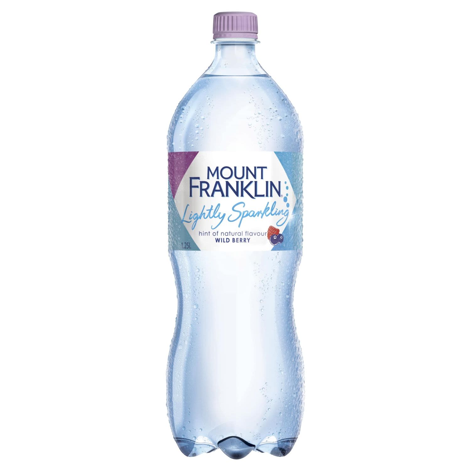Mount Franklin Lightly Sparkling Water Berry Bottle, 1.25 Litre