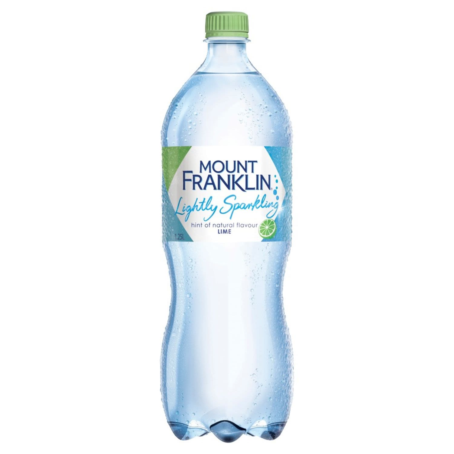 Mount Franklin Lightly Sparkling With A Hint Of Lime Mineral Water, 1.25 Litre