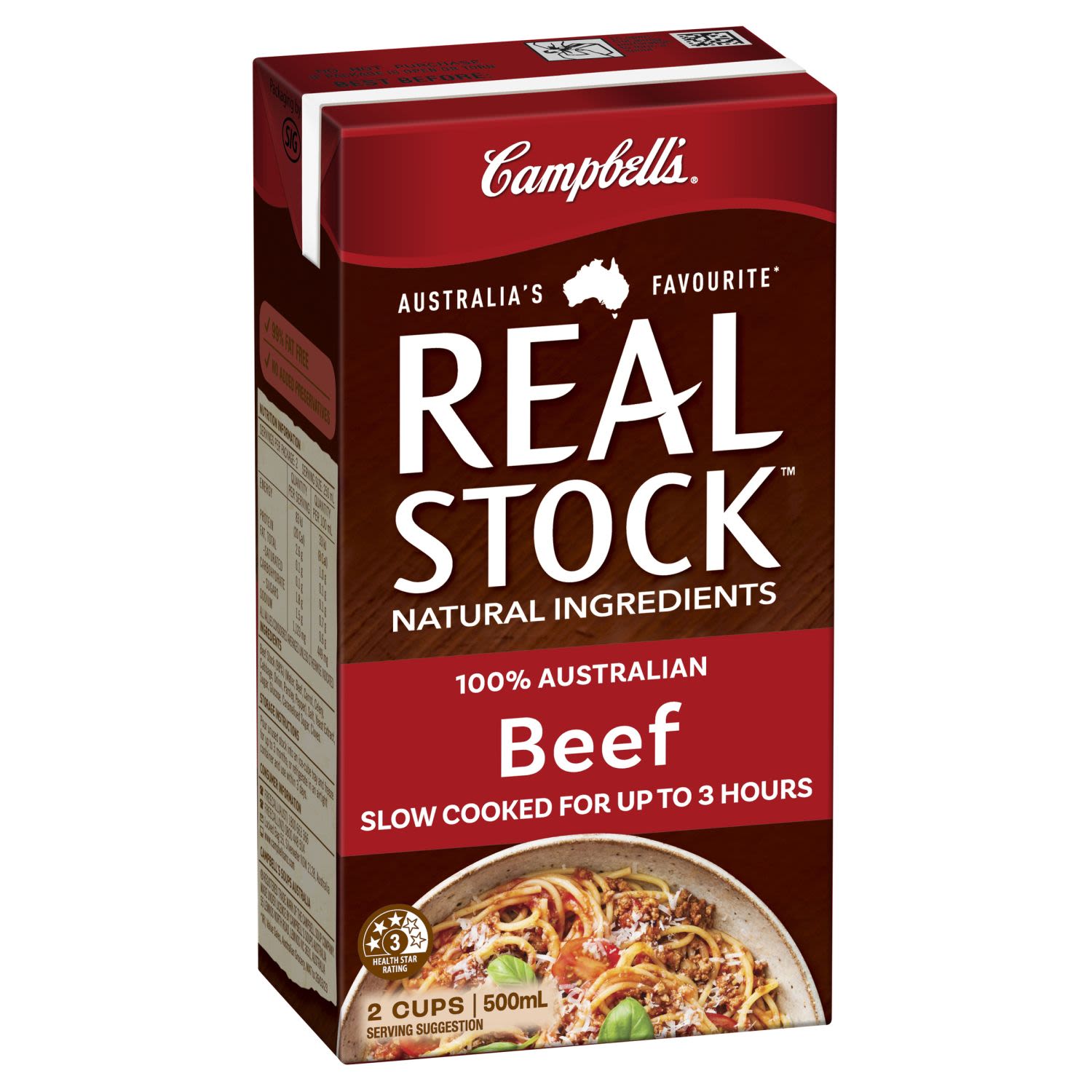 Campbell's Real Stock Beef Stock, 500 Millilitre