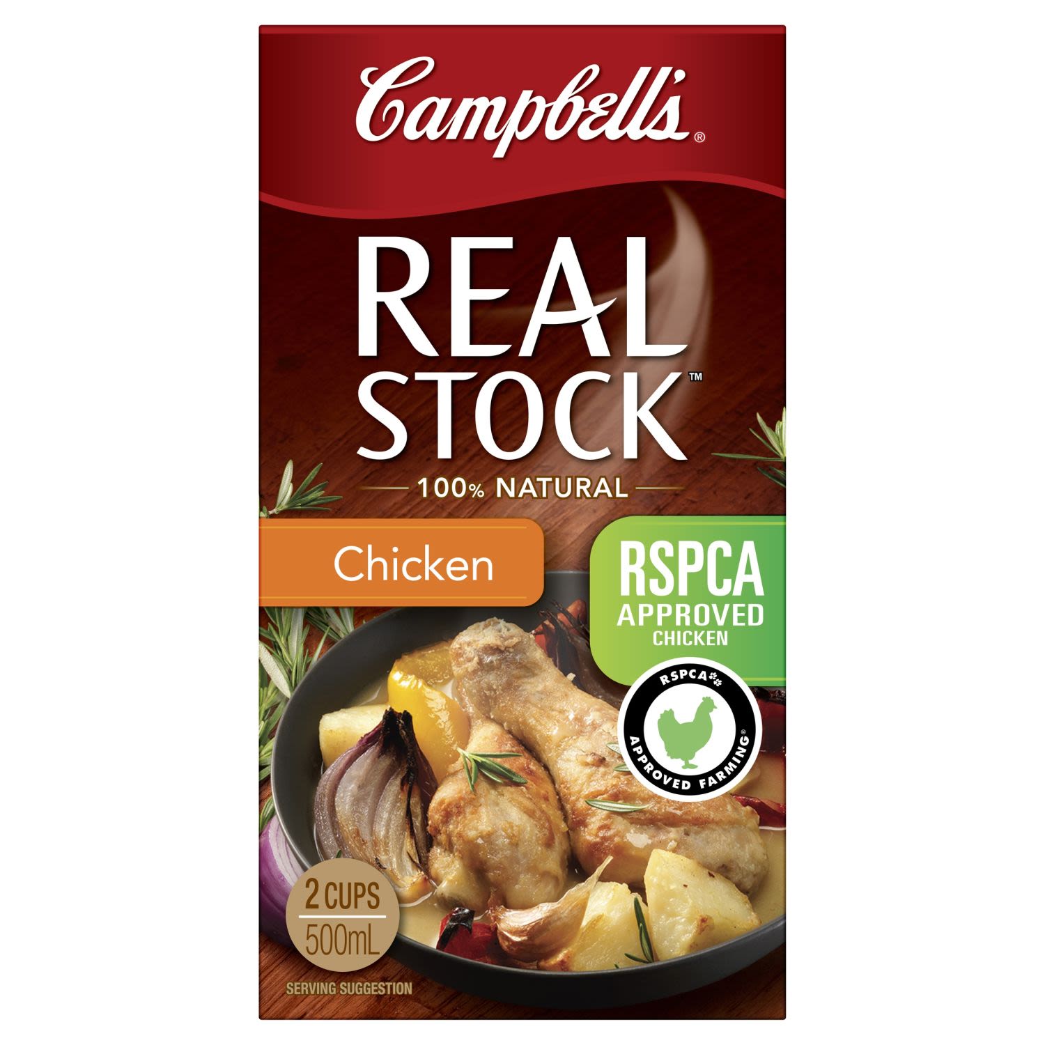 Campbell's Real Chicken Liquid Stock, 500 Millilitre