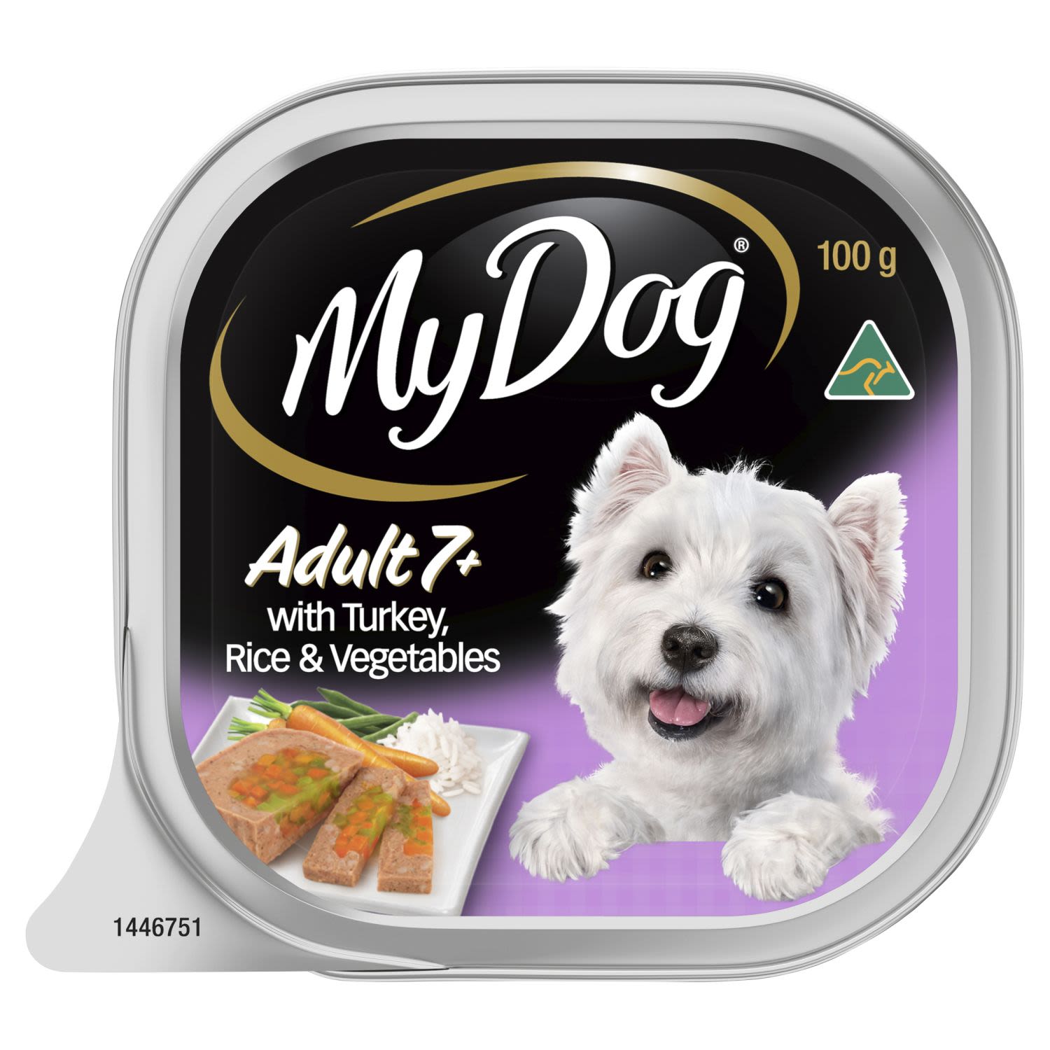 My Dog Adult 7+ Wet Dog Food Turkey & Rice with Vegetables, 100 Gram