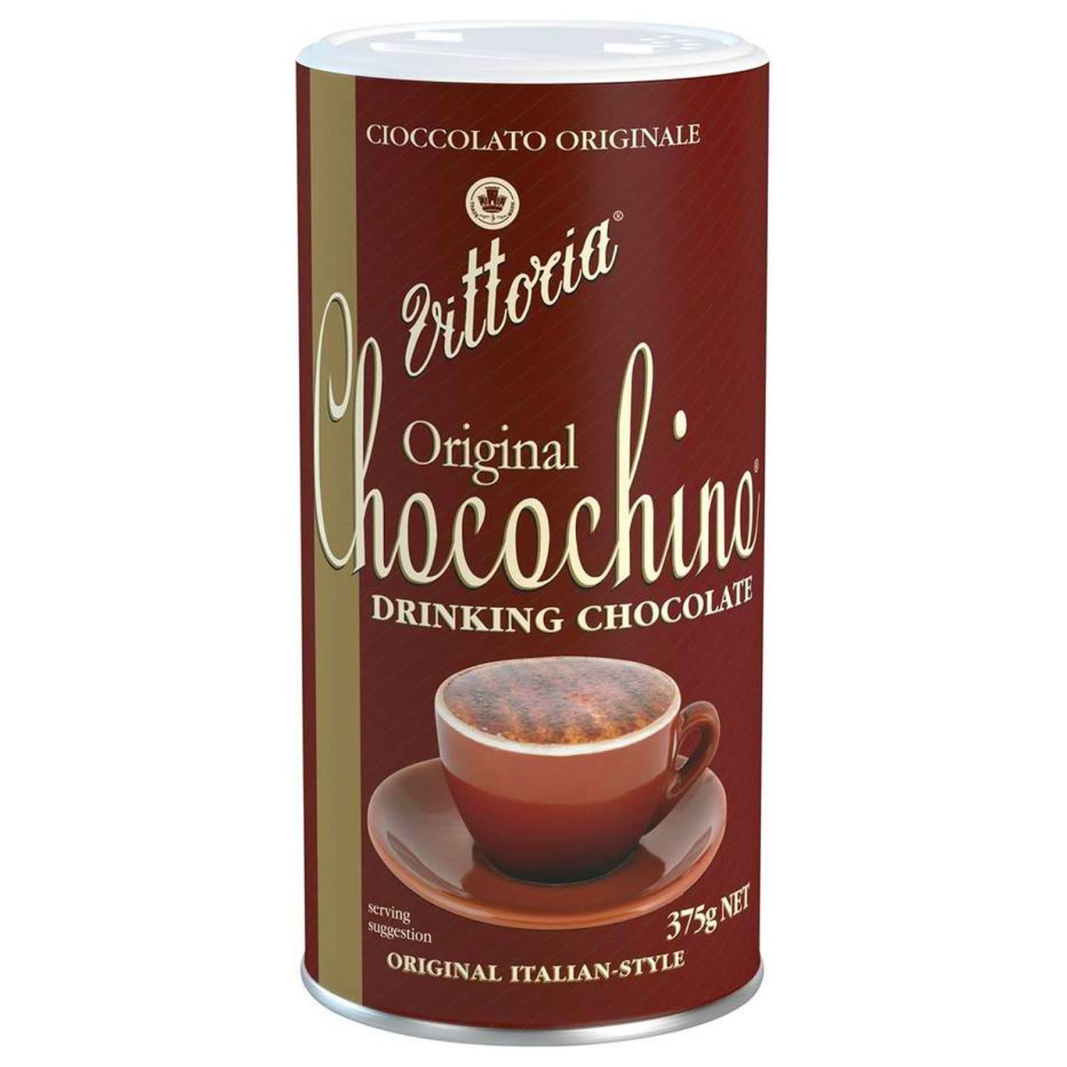 Vittoria Chocochino Drinking Chocolate, 375 Gram