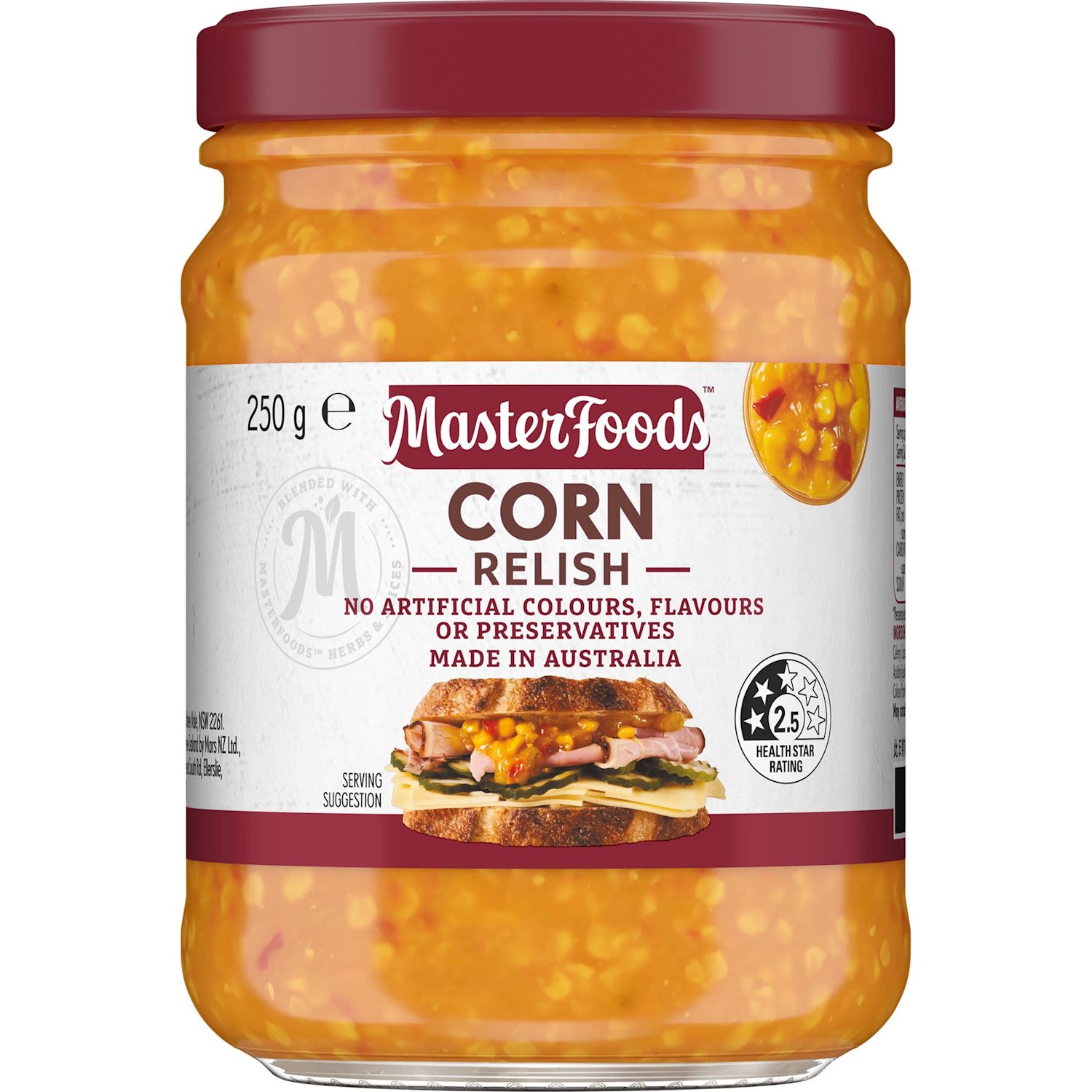 MasterFoods Classic Corn Relish