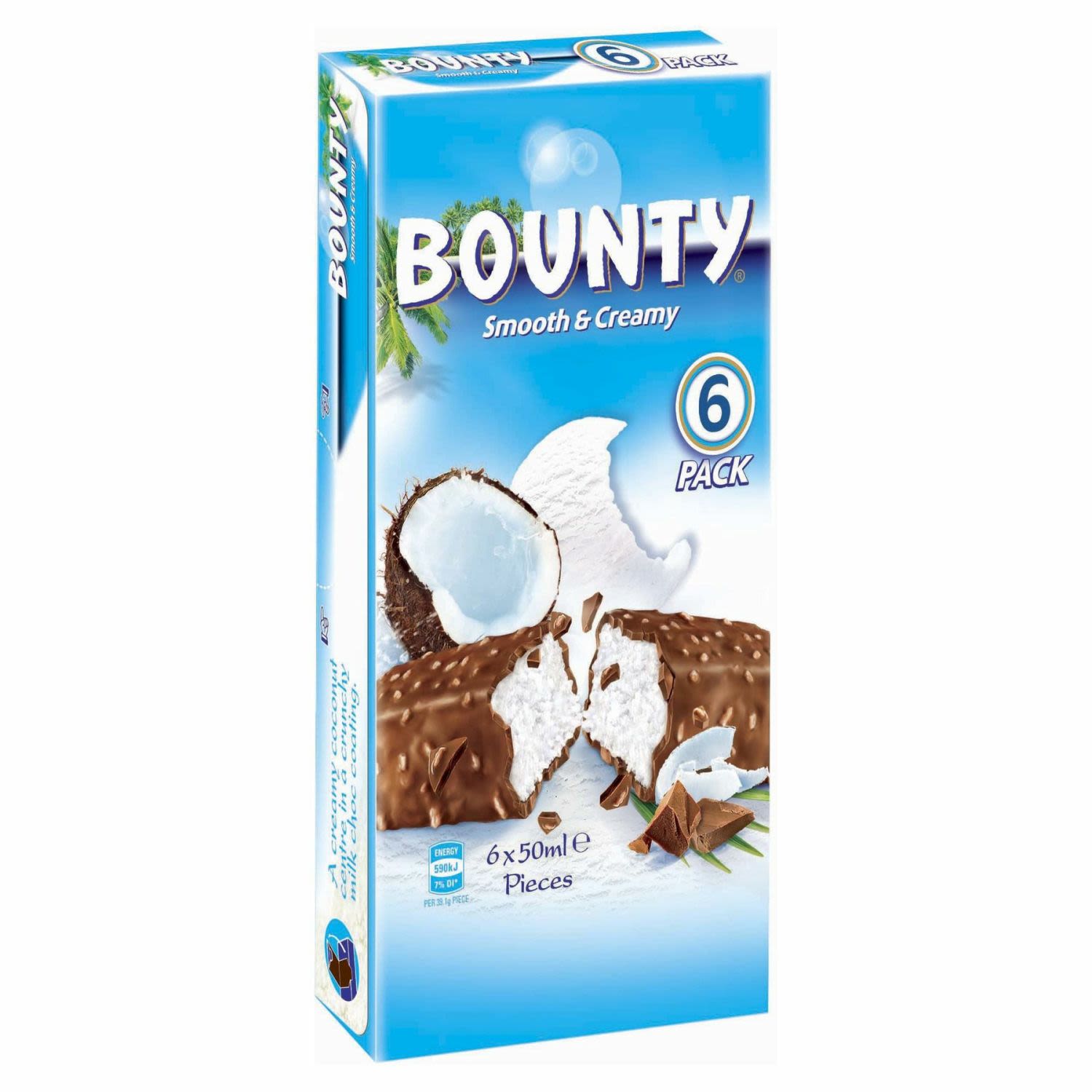 Bounty Ice Cream Bar, 6 Each