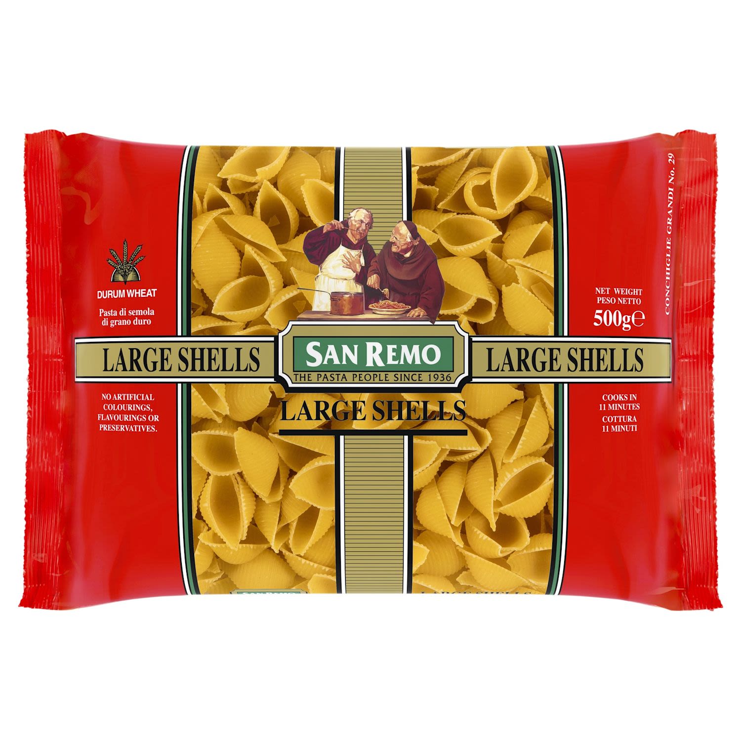 San Remo Shells Large Pasta No 29